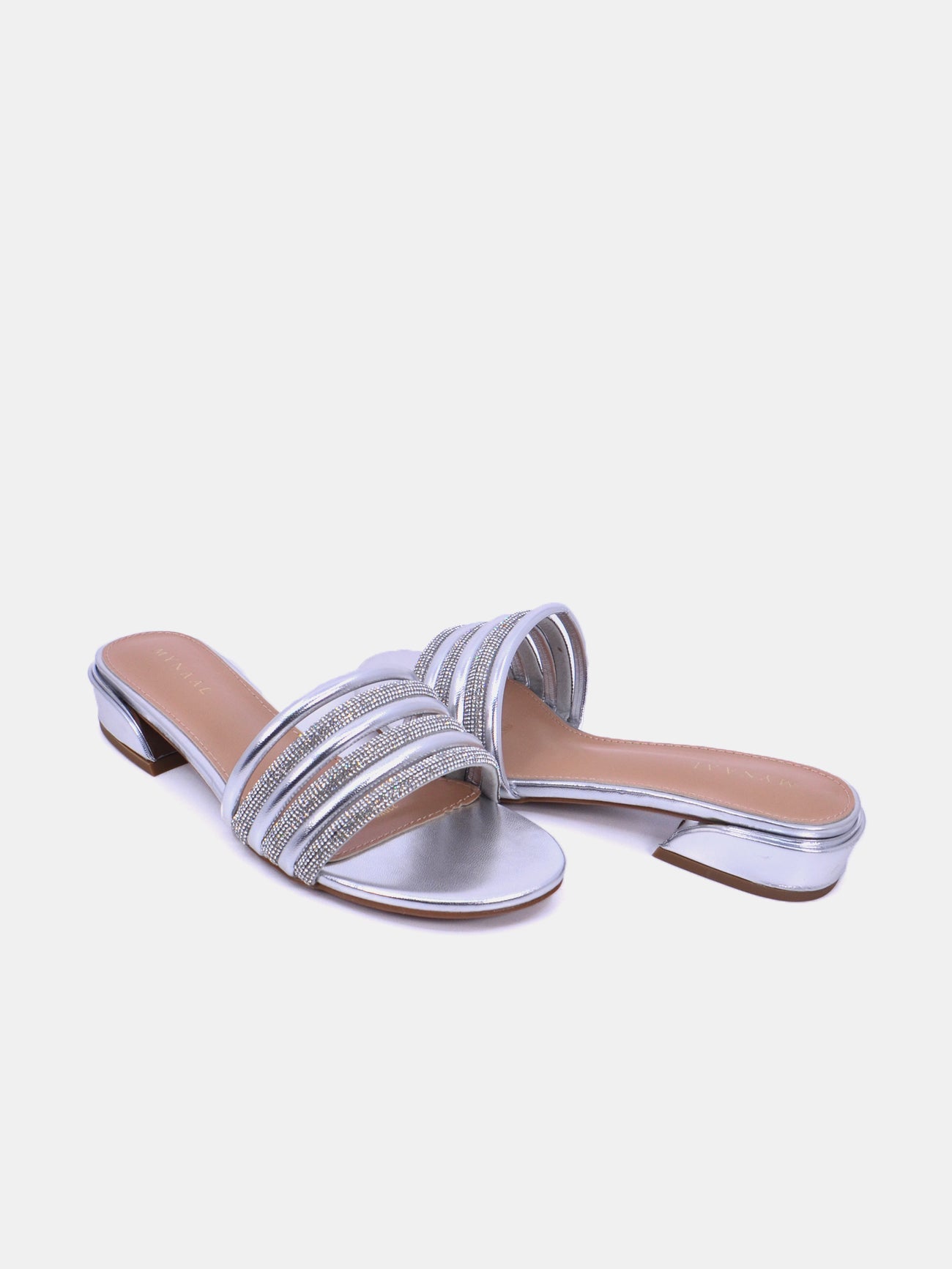 Mynaal Ophelia Women's Flat Sandals #color_Silver