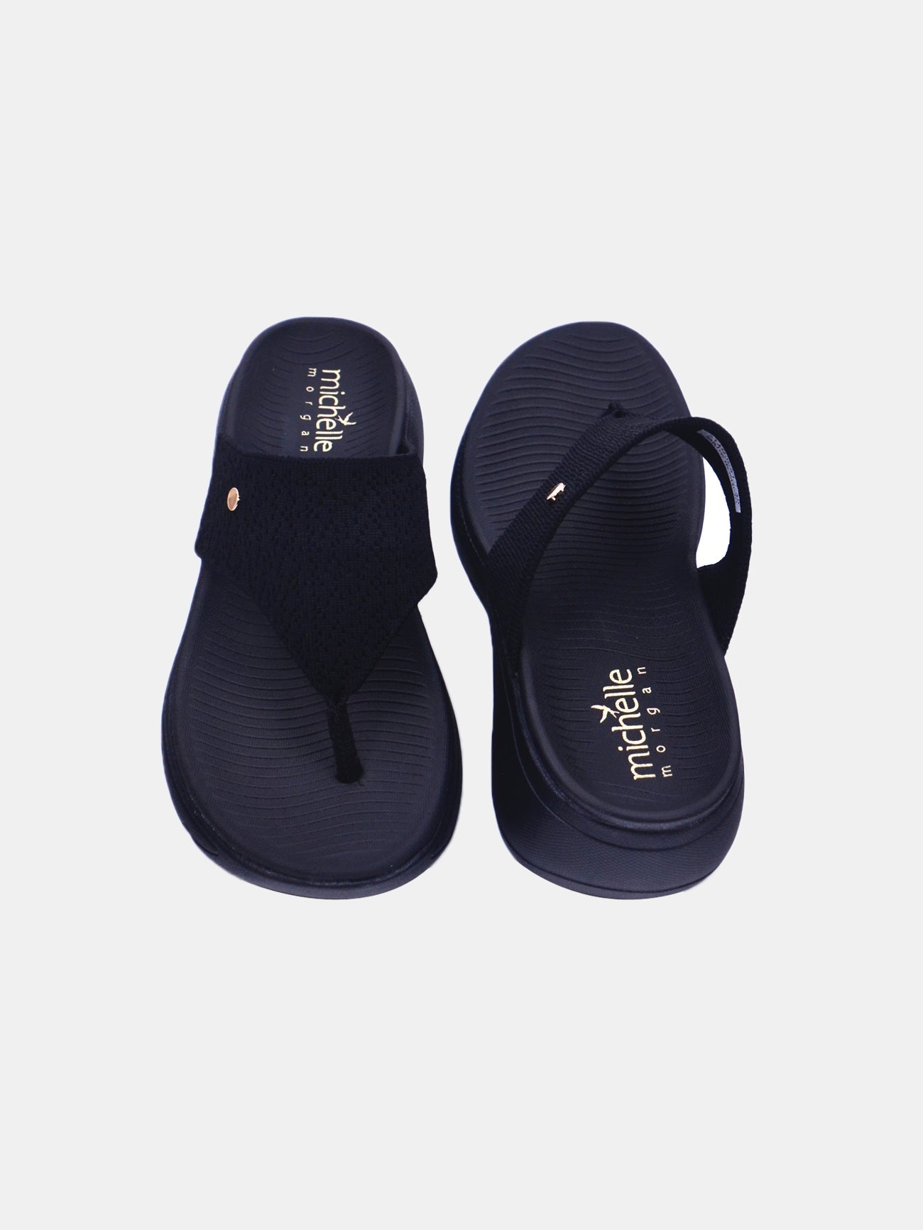 Michelle Morgan 214RJ531
 Women's Casual Sandals #color_Black