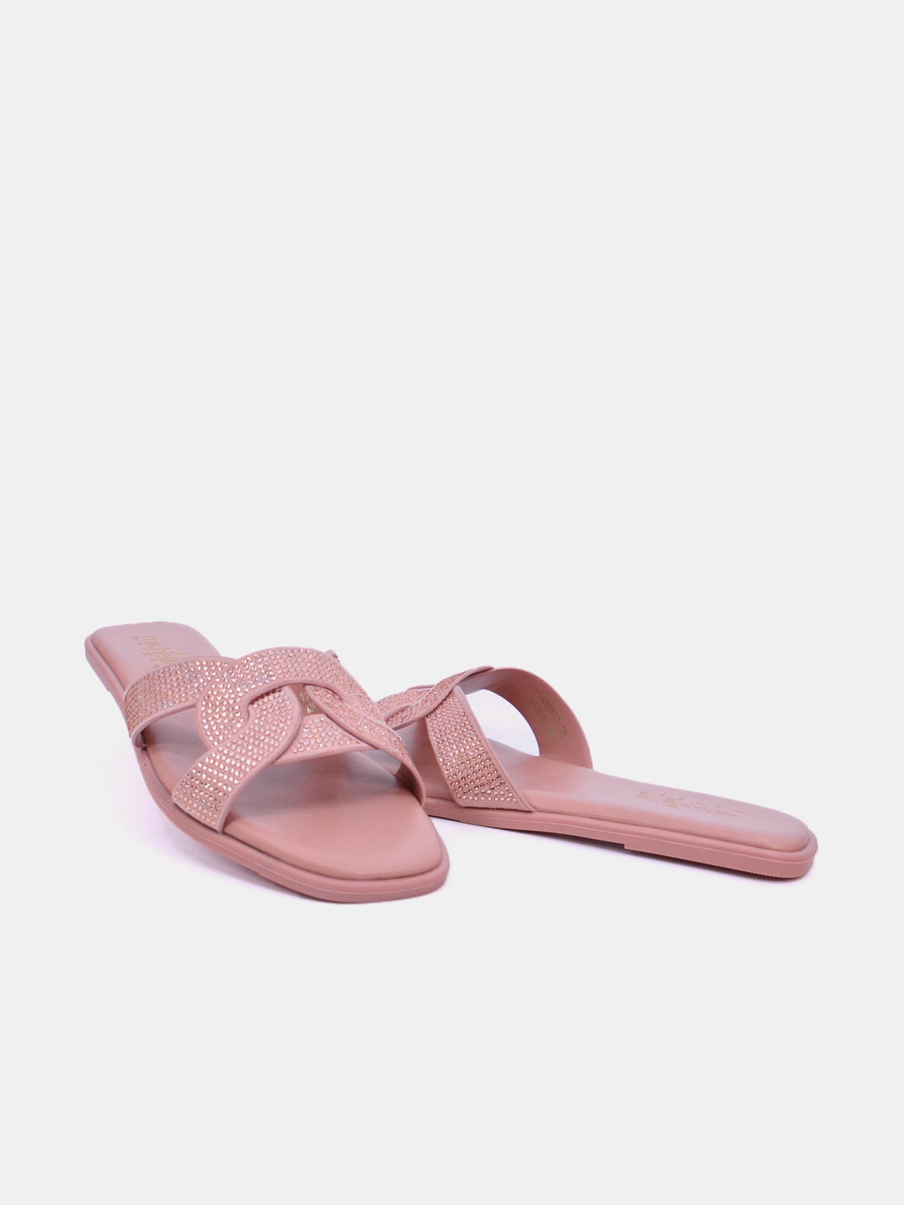 Michelle Morgan 114RC10B Women's Flat Sandals #color_Pink