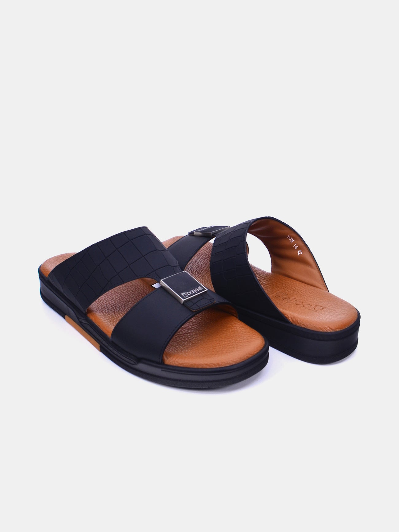 Barjeel Uno BJM 14 Men's Sandals #color_Black