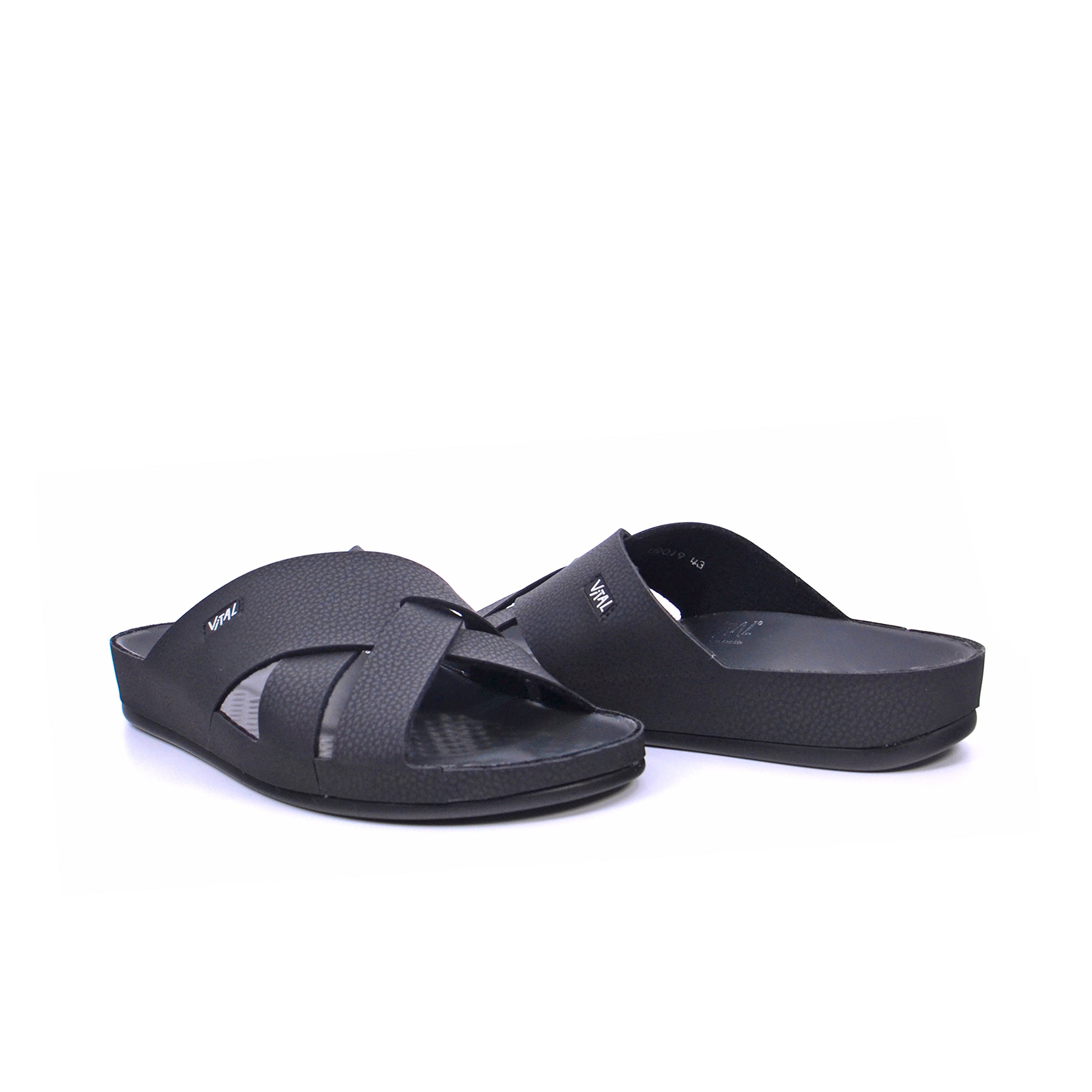 Vital Holanda 09019SY-507-99 Men's Sandals #color_Black