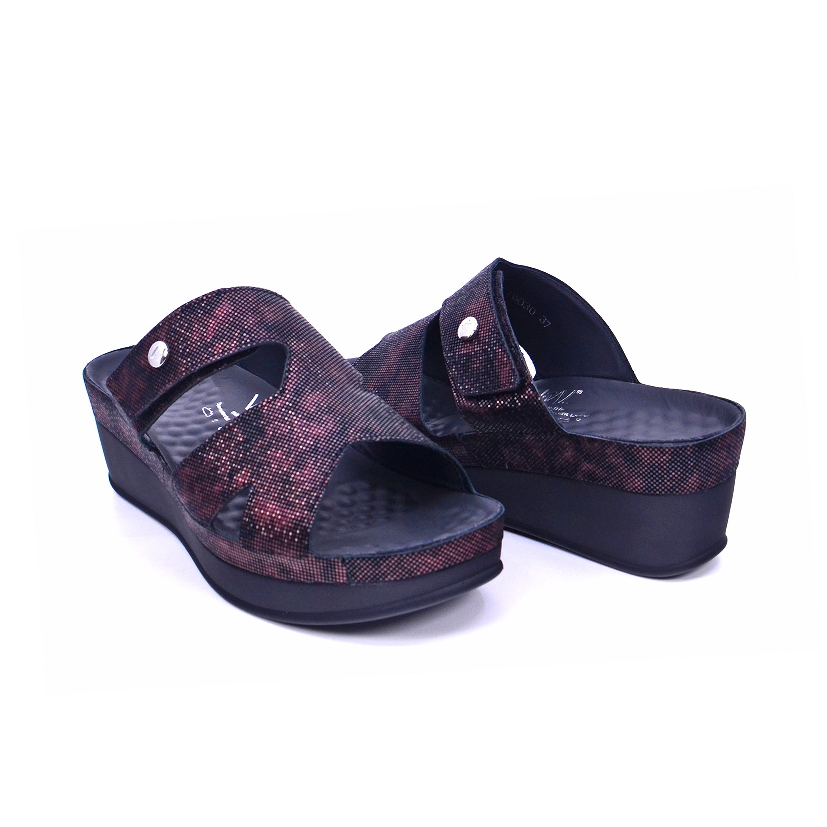 Vital Lara - Diva Petek 16030S-511-46 Women's Sandals #color_Maroon
