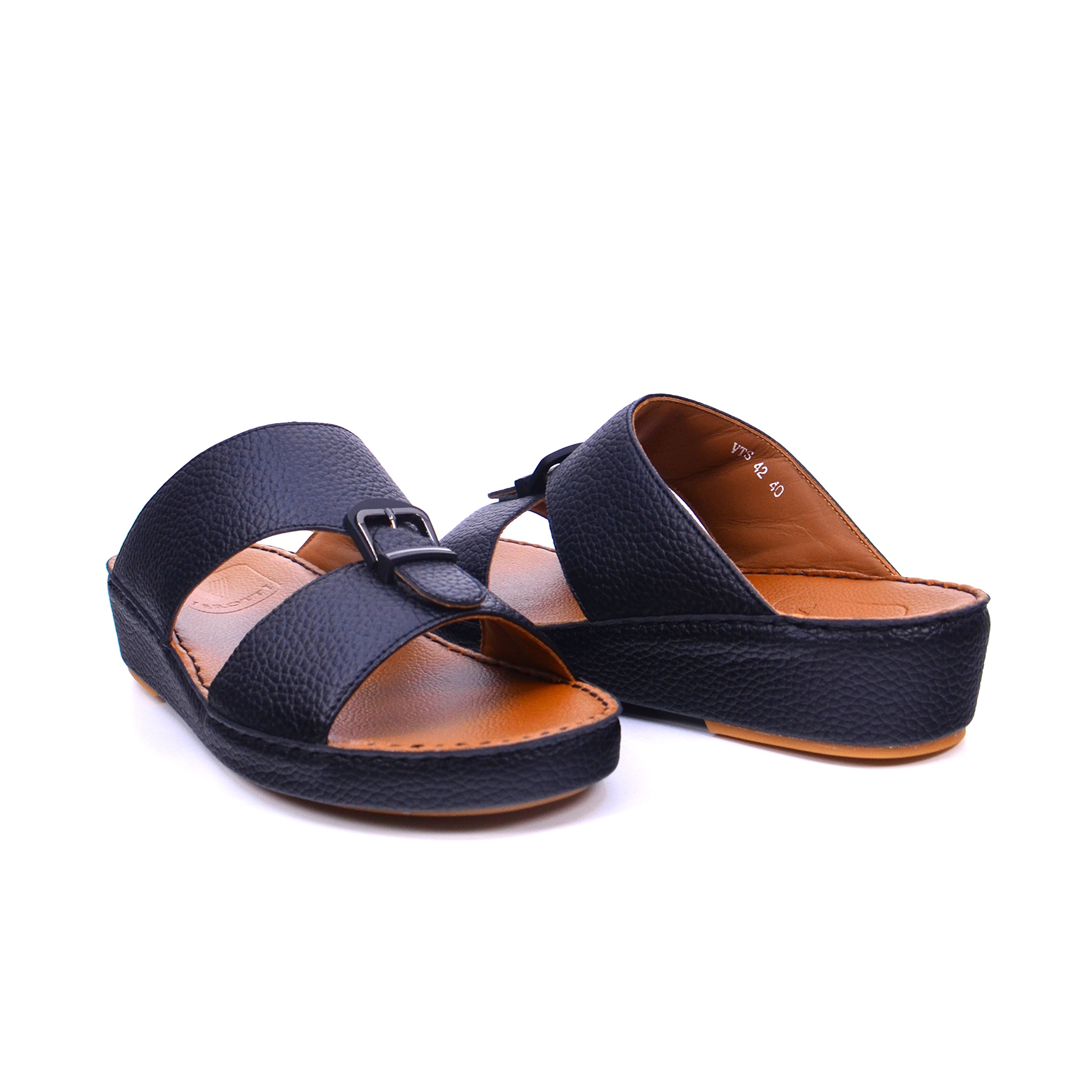 Verotti VTS-42 Men's Sandals #color_Black