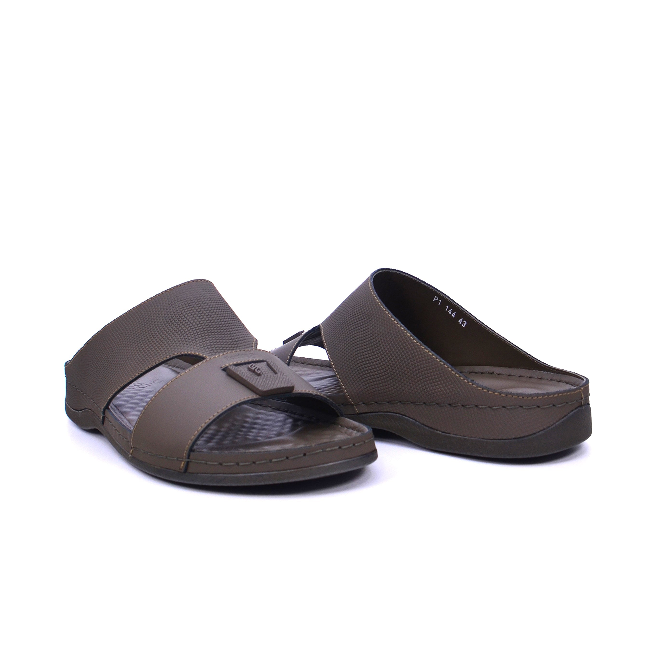 Flamingo P1-140 Men Arabic Sandals #color_Green