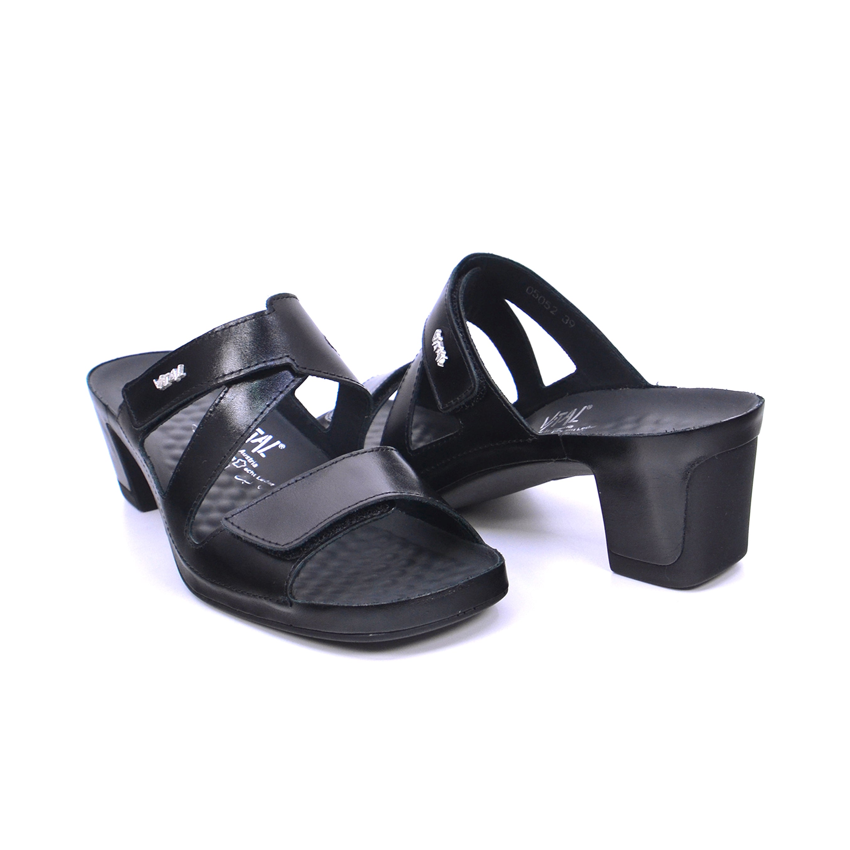 Vital Joy - Metallic 05052-80-46 Women's Sandals #color_Black