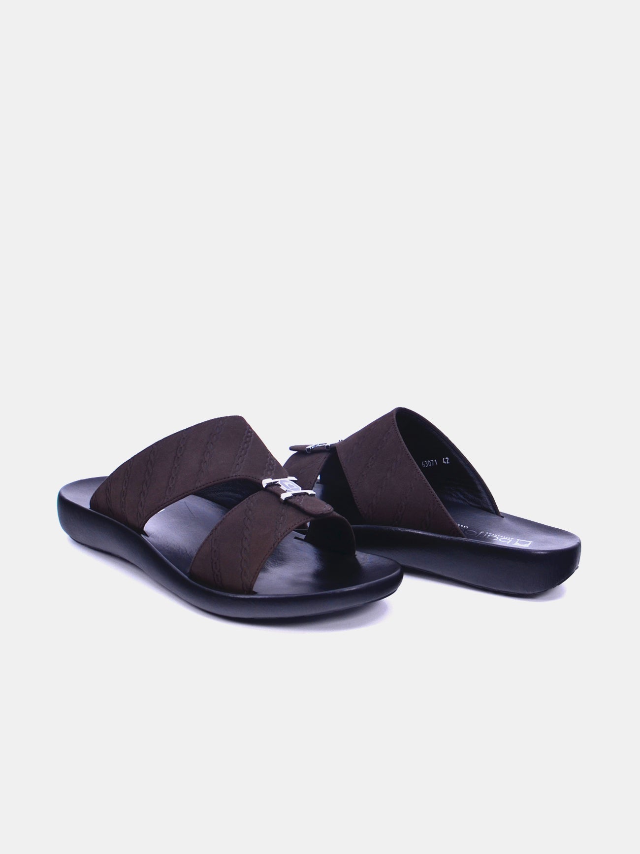 Barjeel Uno 63071 Men's Sandals #color_Brown