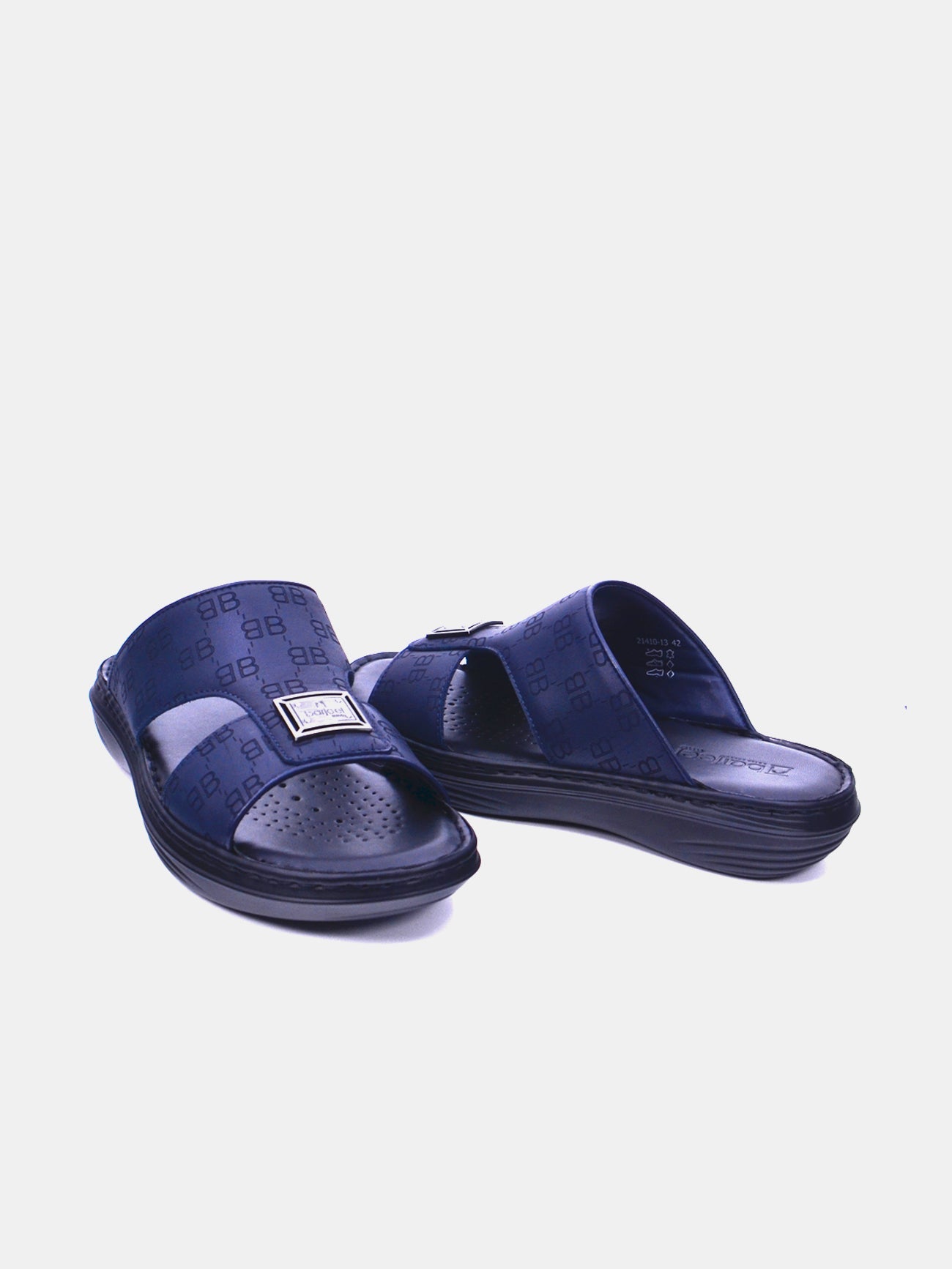 Barjeel Uno 21410-13 Men's Arabic Sandals #color_Navy
