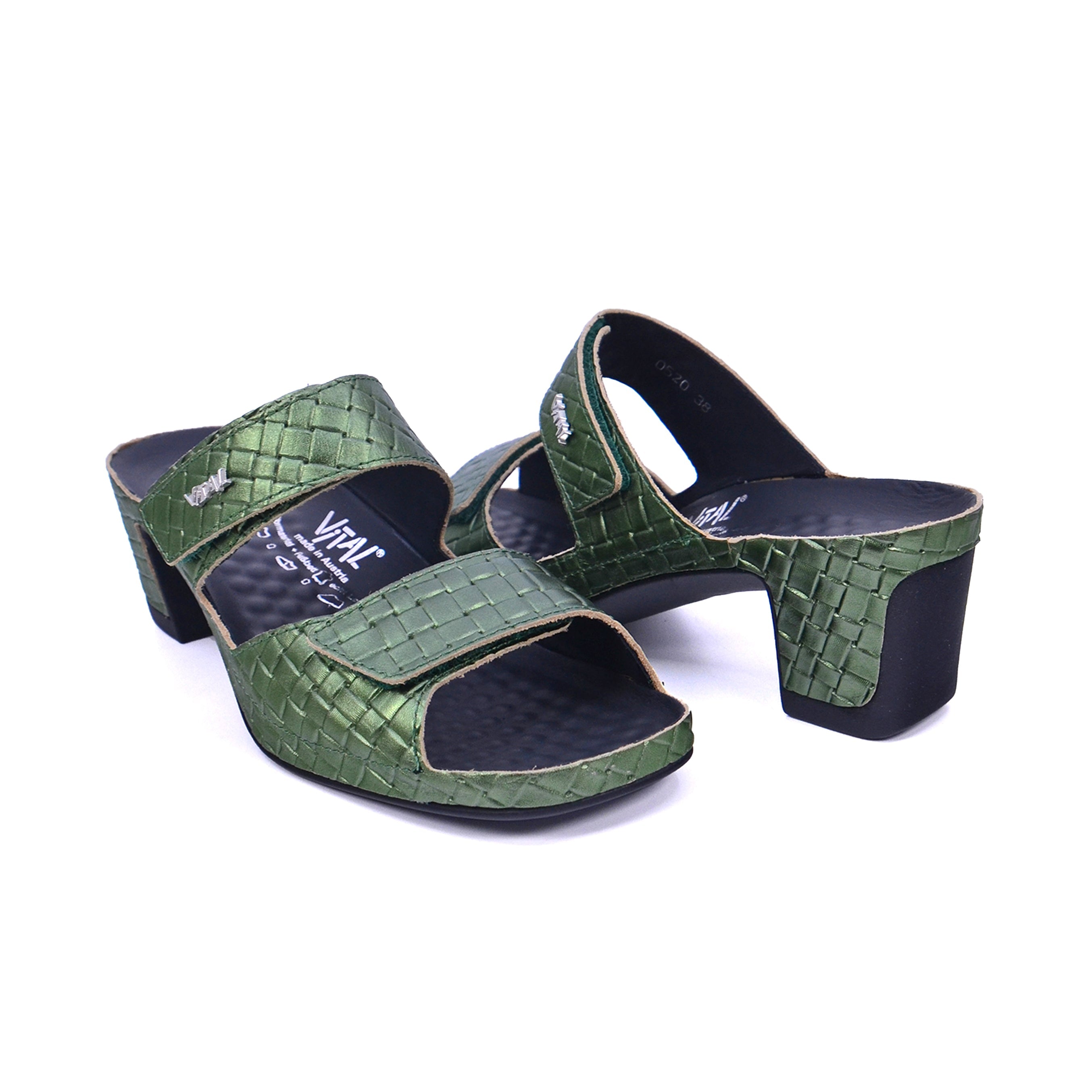 Vital Joy - Grito 0520-491-64 Women's Sandals #color_Green