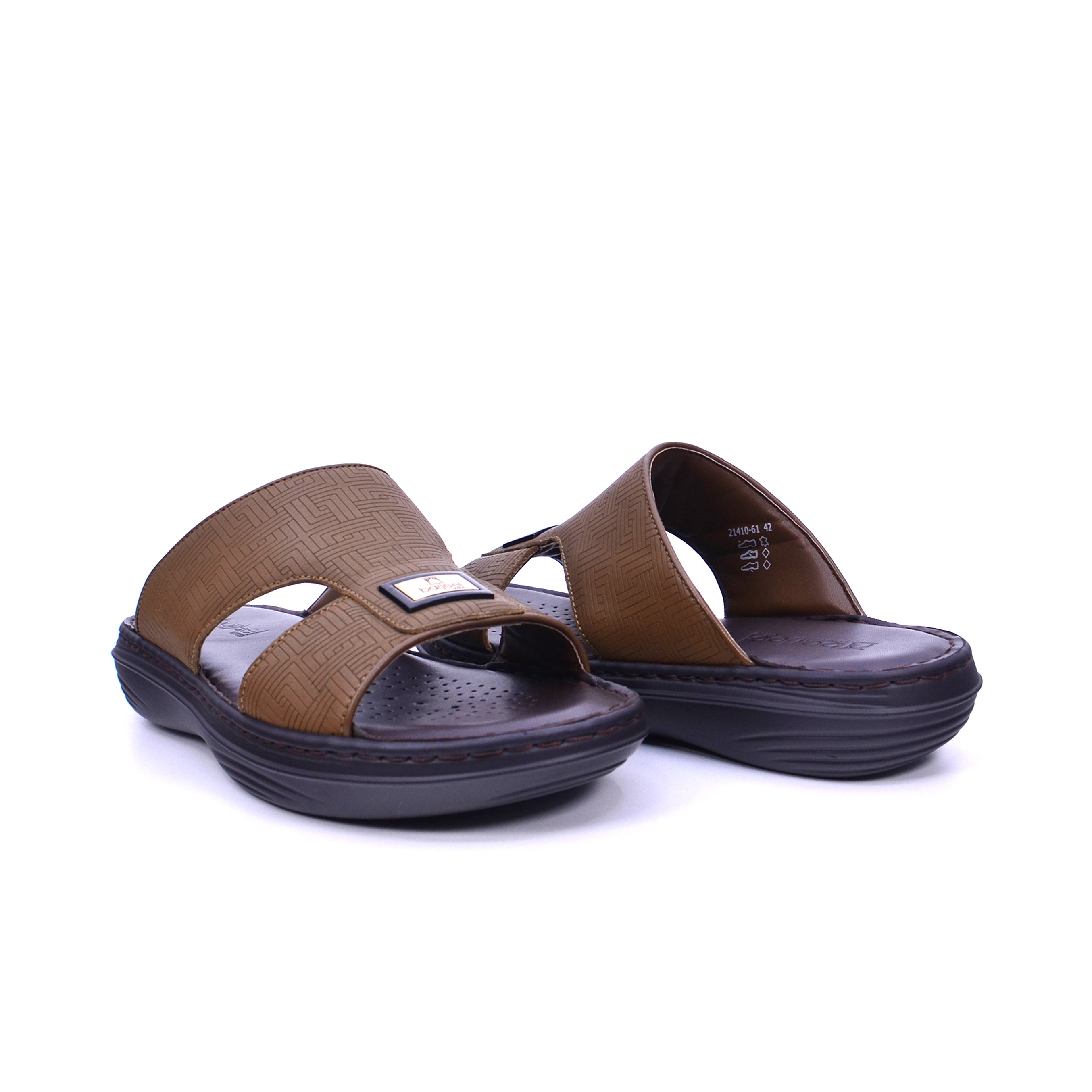 Barjeel Uno 21410-61 Men Arabic Sandals #color_brown
