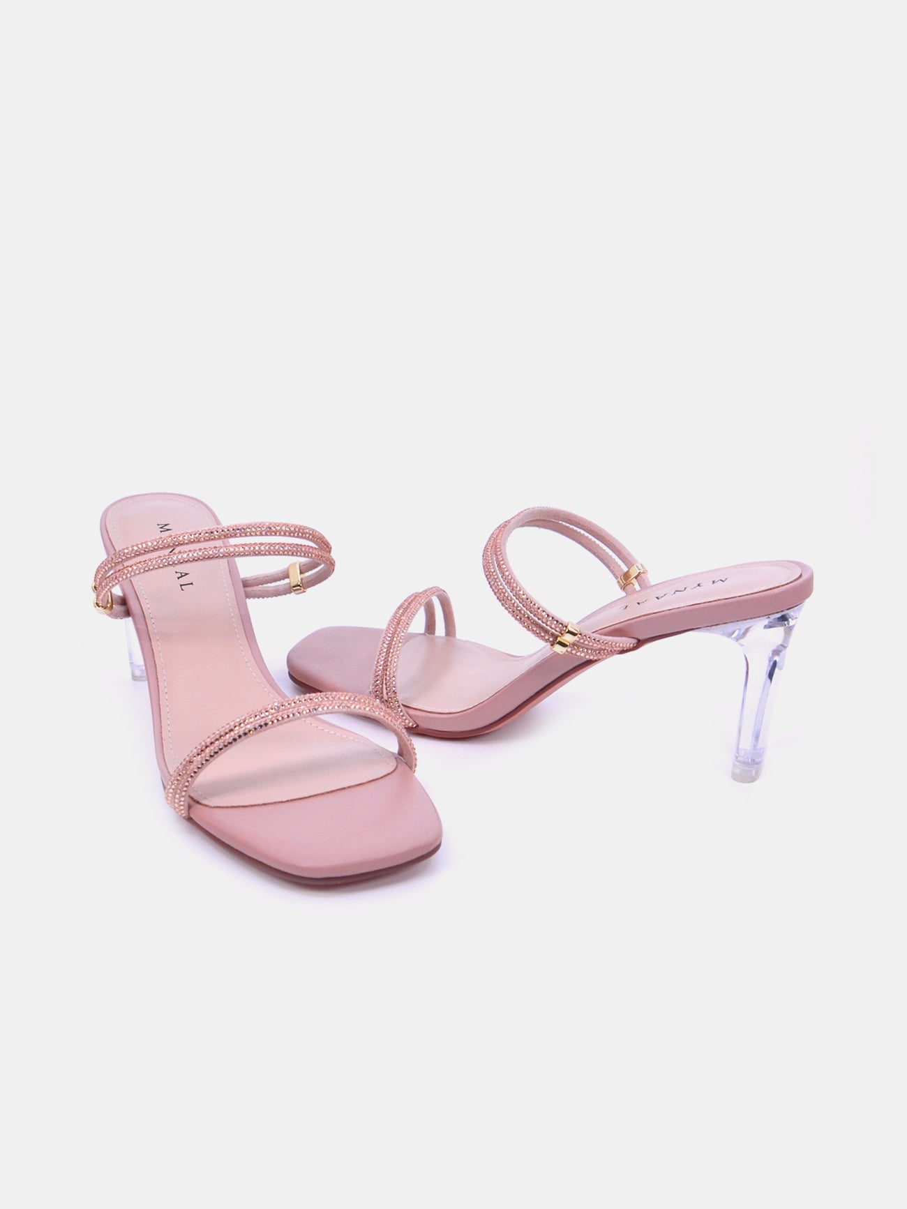 Mynaal Vesta Women's Block Heel Sandals #color_Pink