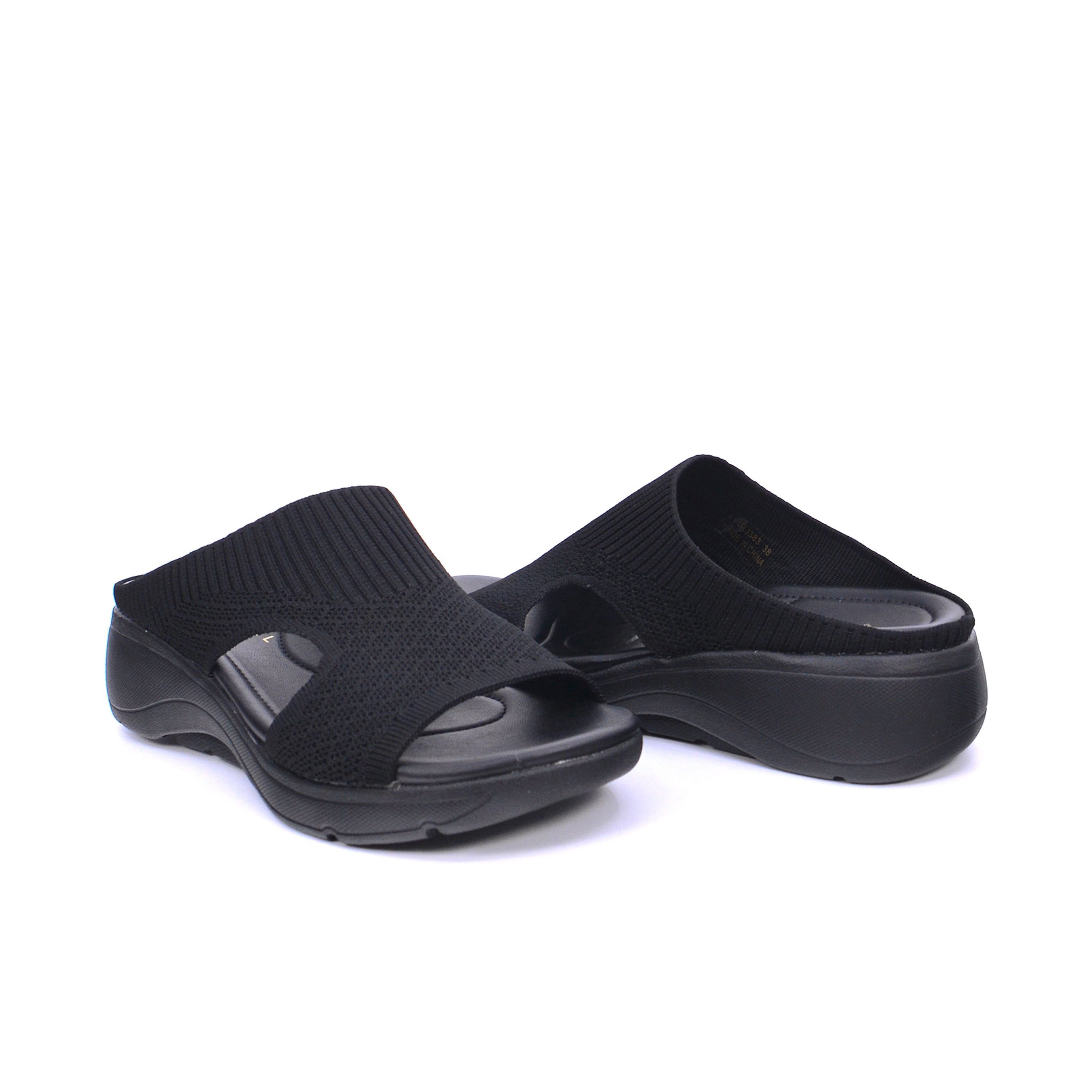 Mynaal 414Rj383 Women's Slip-On Sandal #color_Black