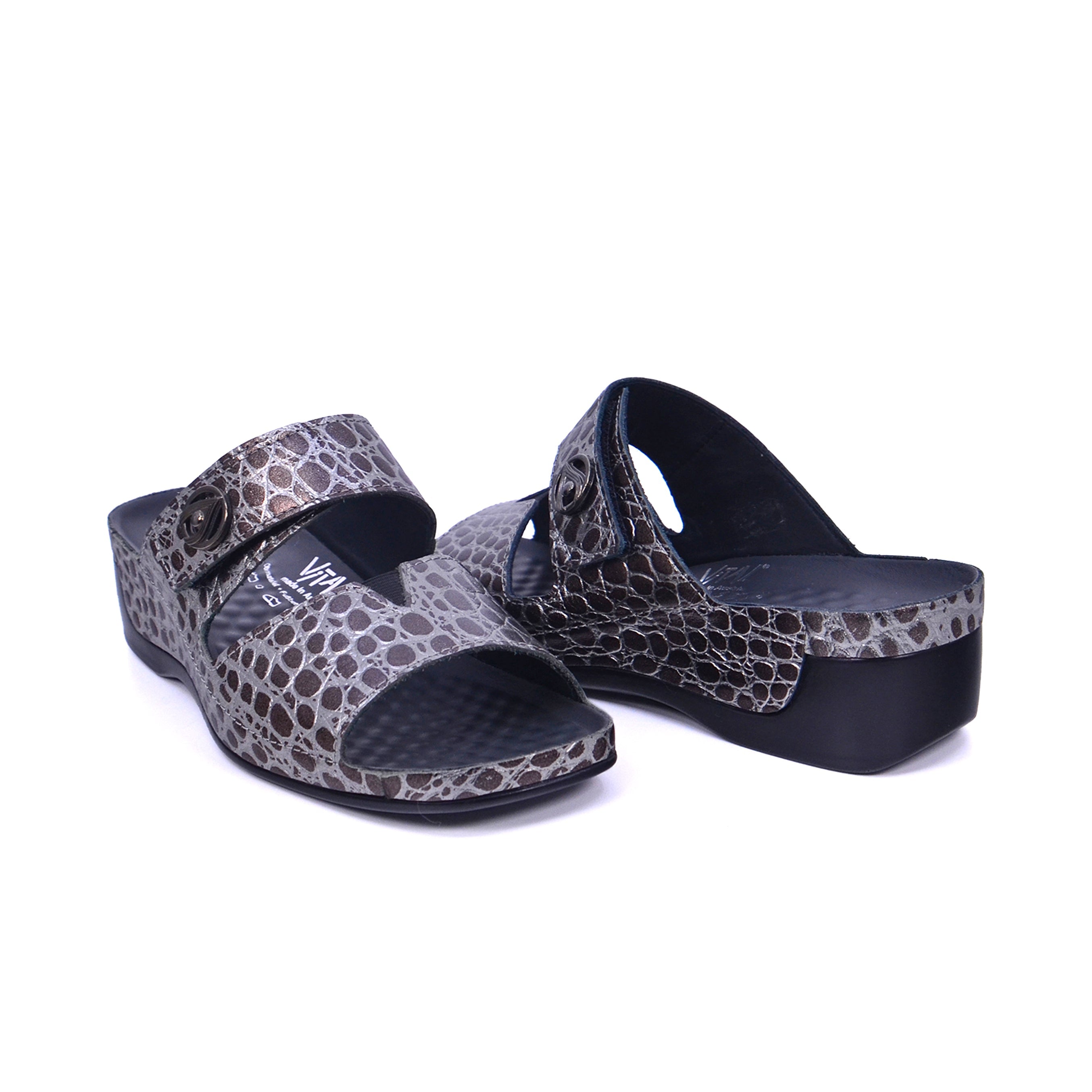 Vital Tina - Reptil 08066-492-99 Women's Sandals #color_Black