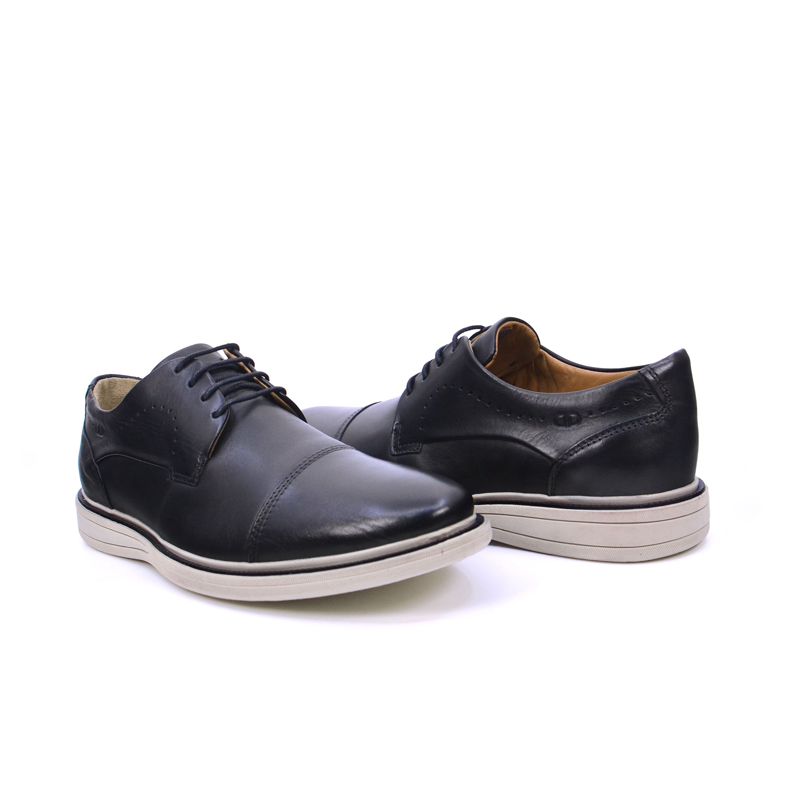 032-173 Democrata Men's Casual Shoes #color_Black