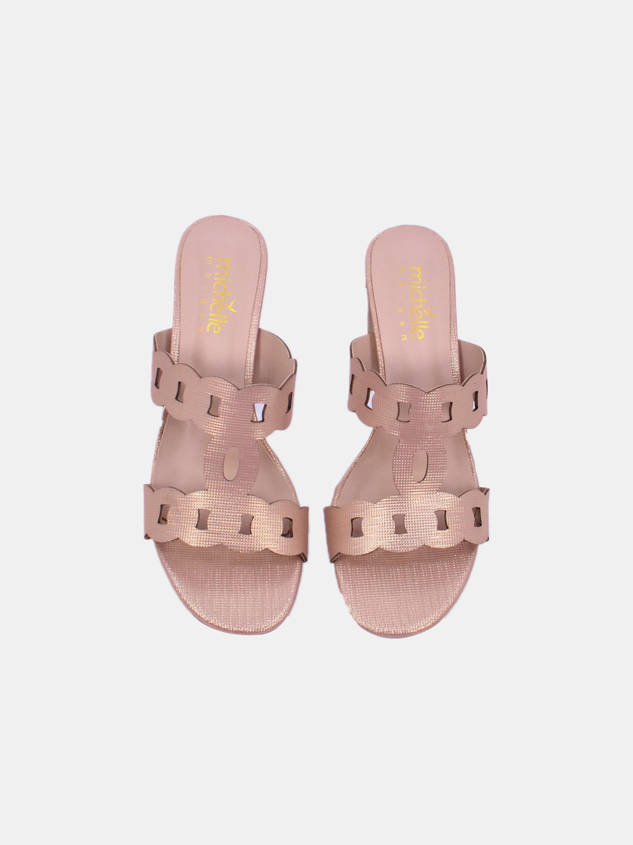 Michelle Morgan 314RJ198 Women's Heeled Sandals #color_Beige