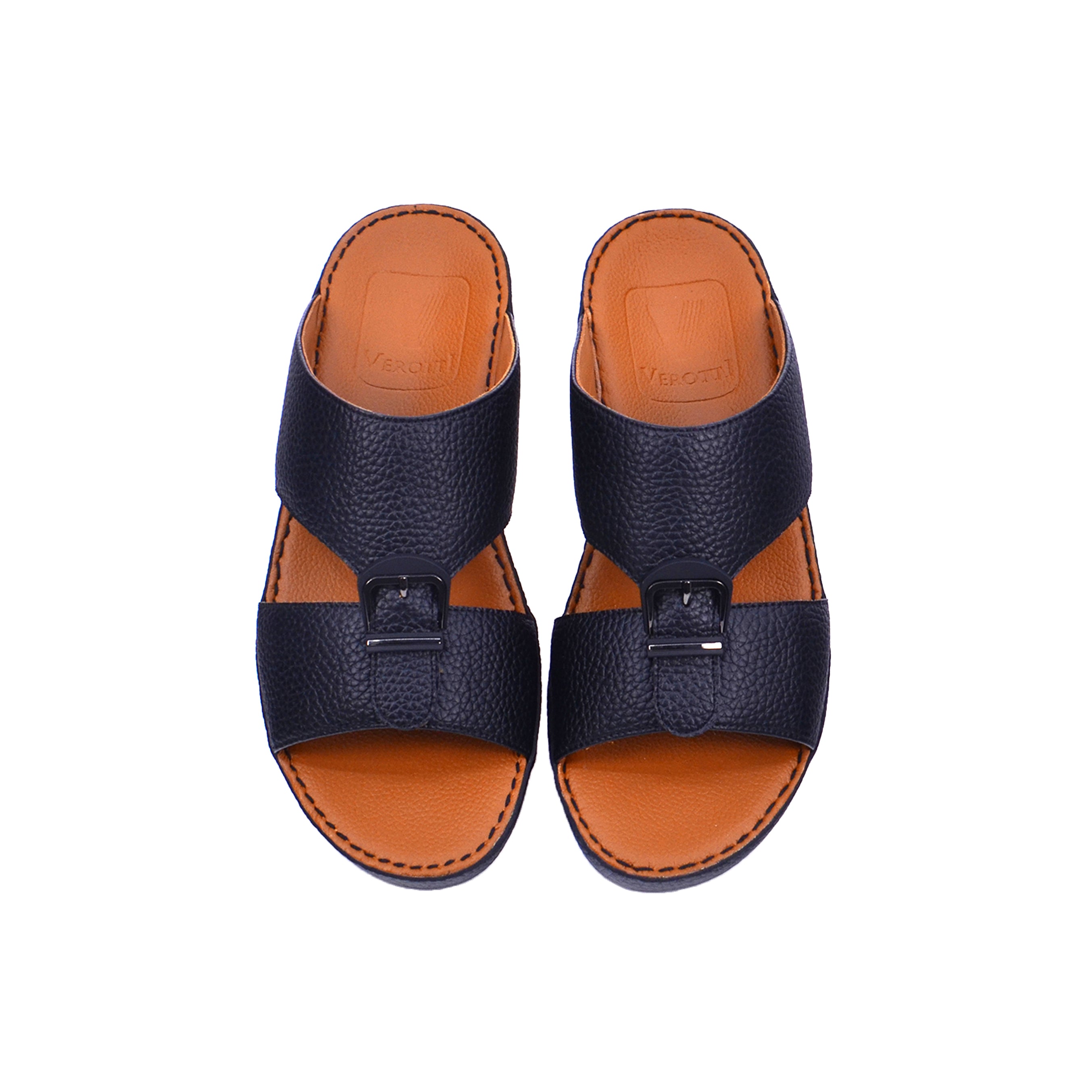 Verotti VTS-42 Men's Sandals #color_Black