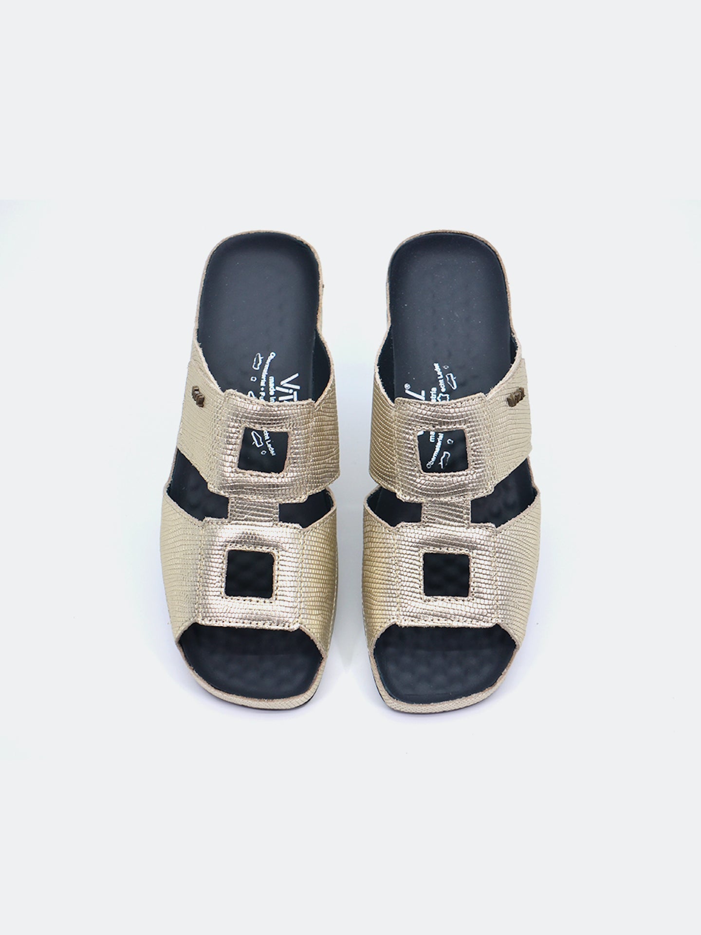 Vital 0813AS Women's Slider Sandals #color_Gold