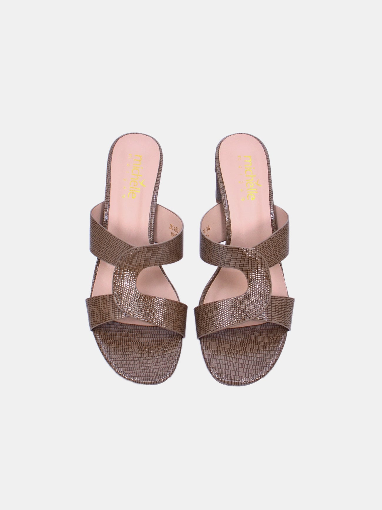 Michelle Morgan 314RJ19C Women's Heeled Sandals #color_Brown