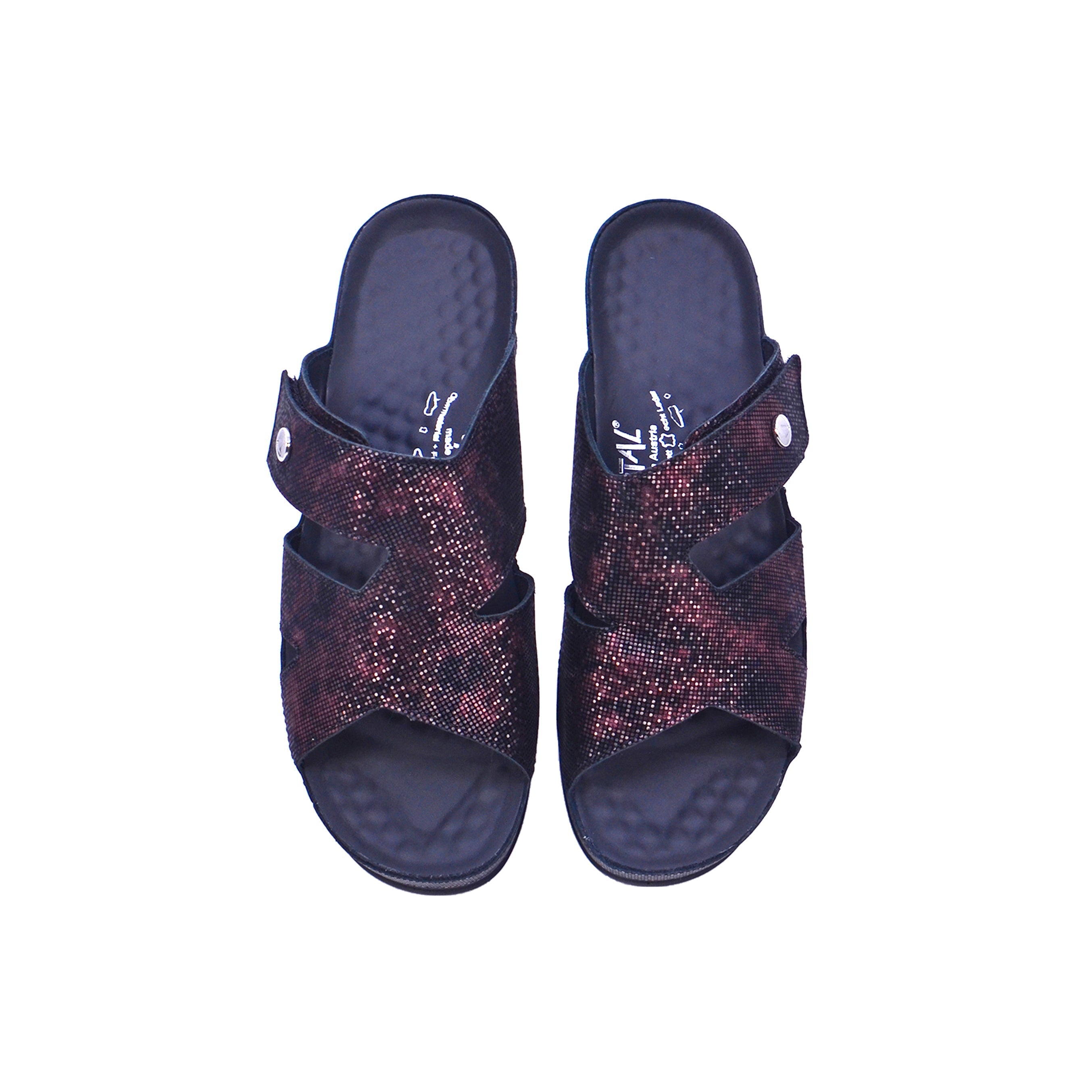 Vital Lara - Diva Petek 16030S-511-46 Women's Sandals #color_Maroon