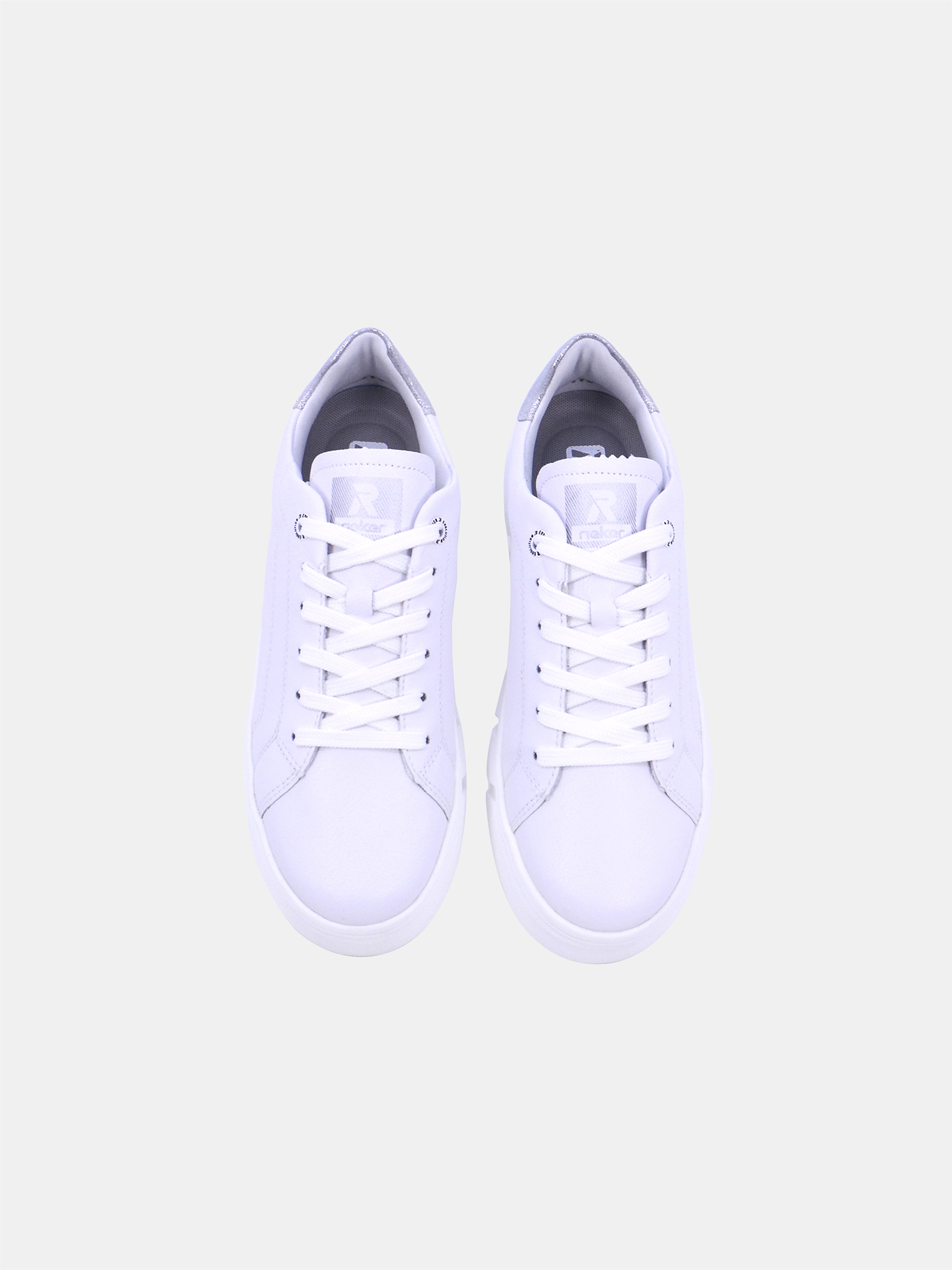 Rieker W0501 Women Casual Shoes #color_White