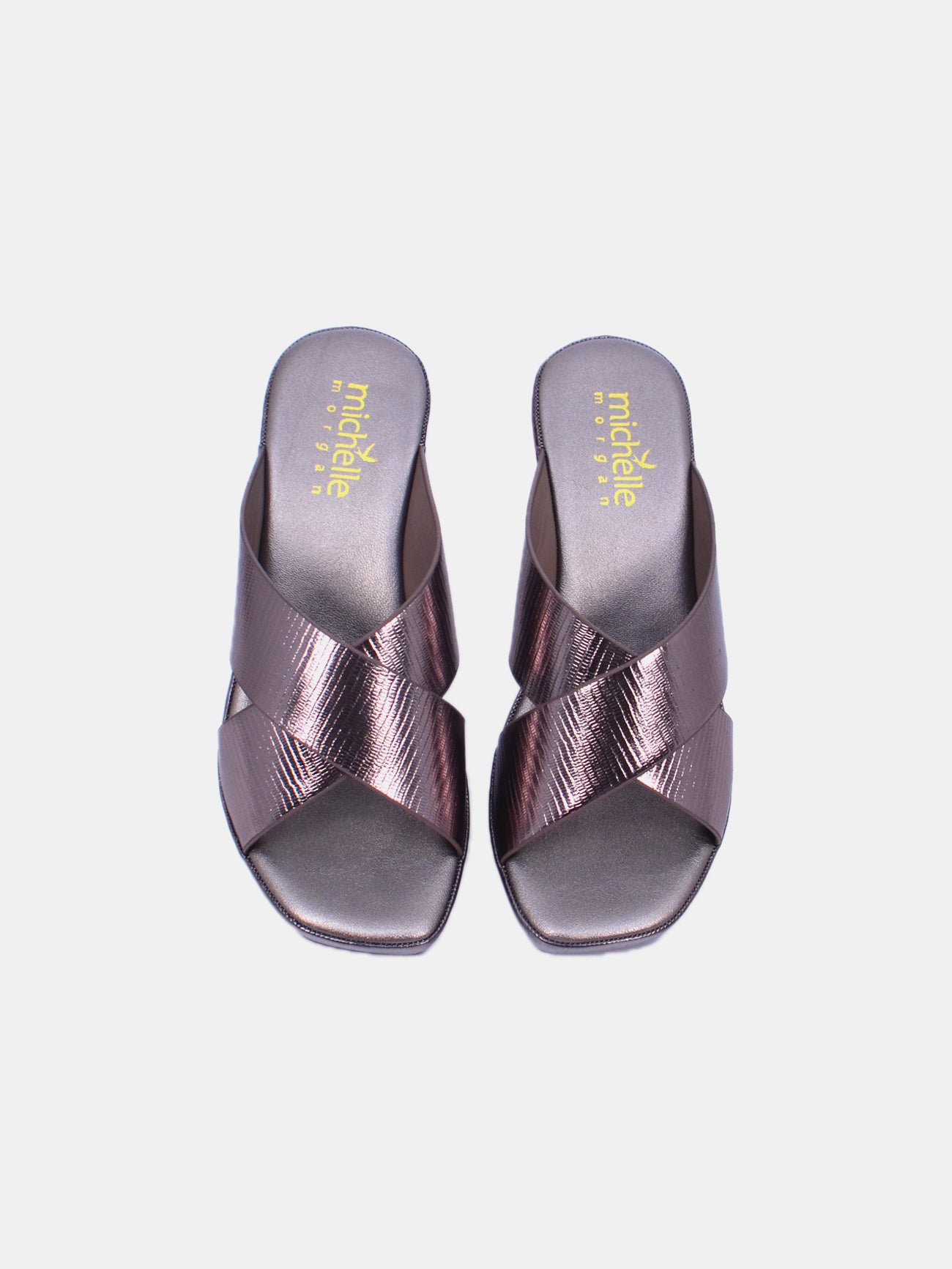 Michelle Morgan 114ZD126 Women's Heeled Sandals #color_Grey