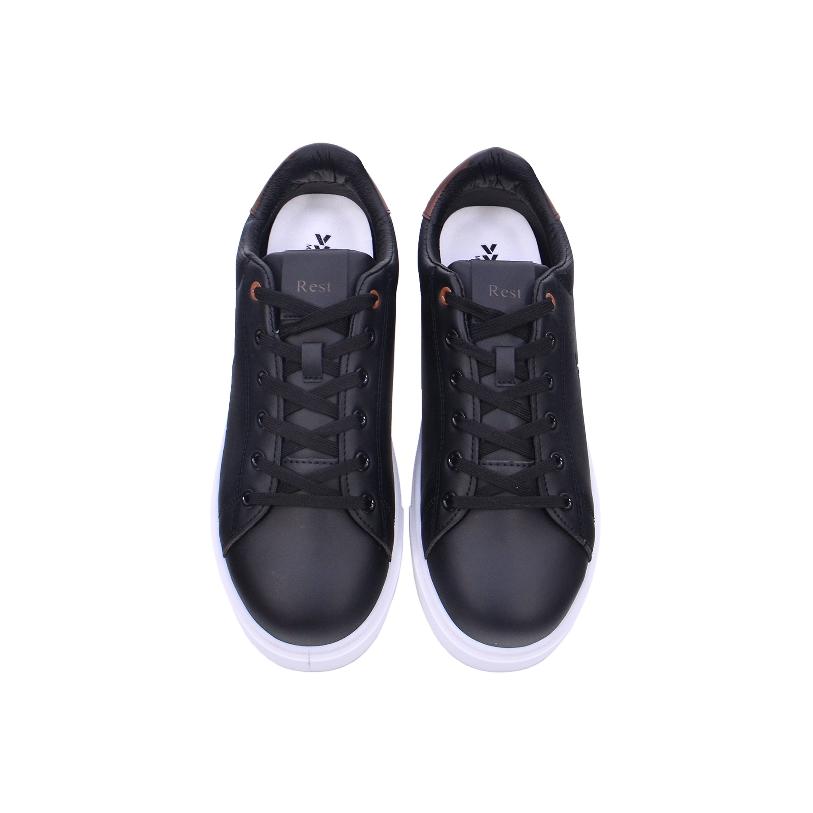 Rest 2412 Men's Casual Shoes #color_Black