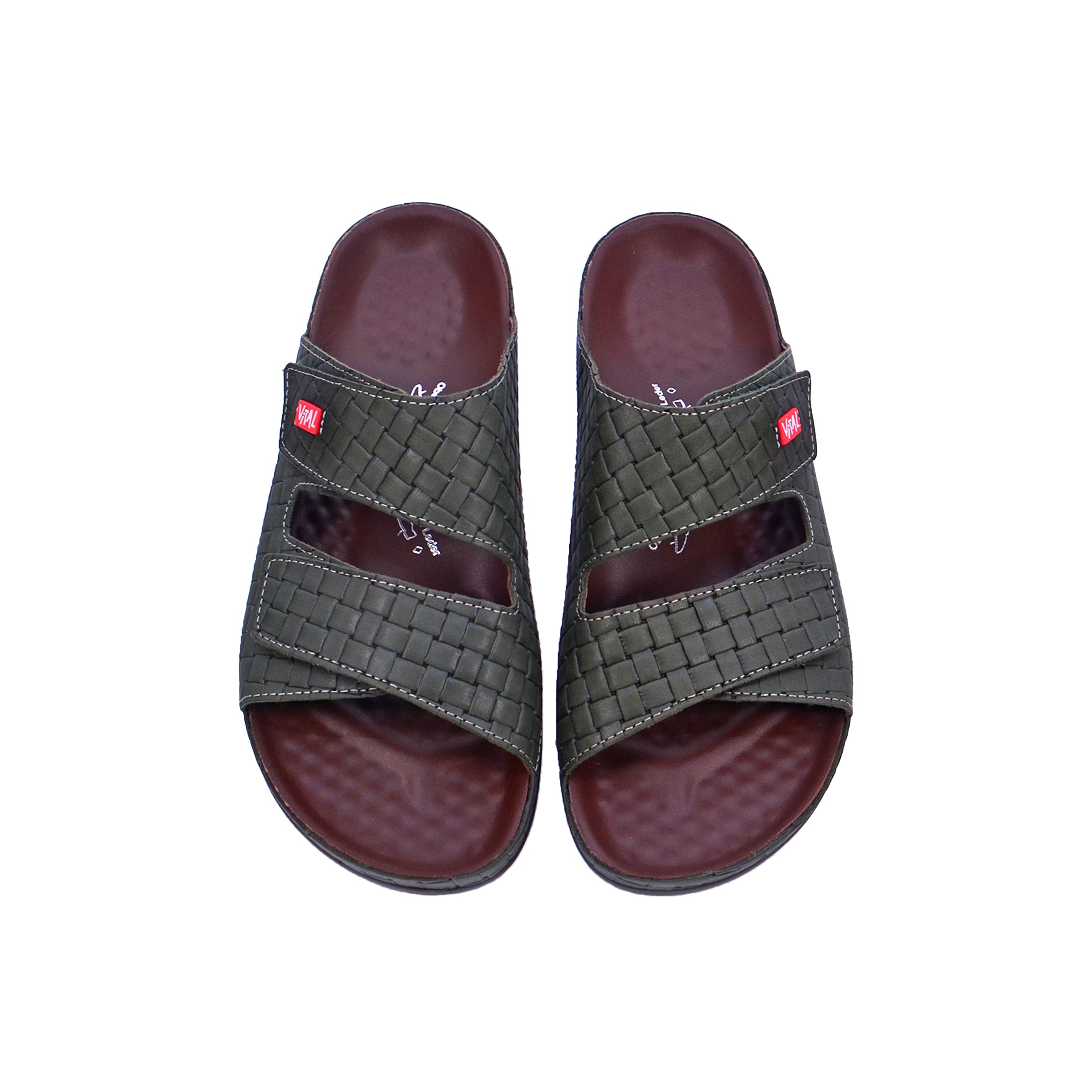 Vital Maxi Antik 0958B-445-64 Men's Sandals #color_Green