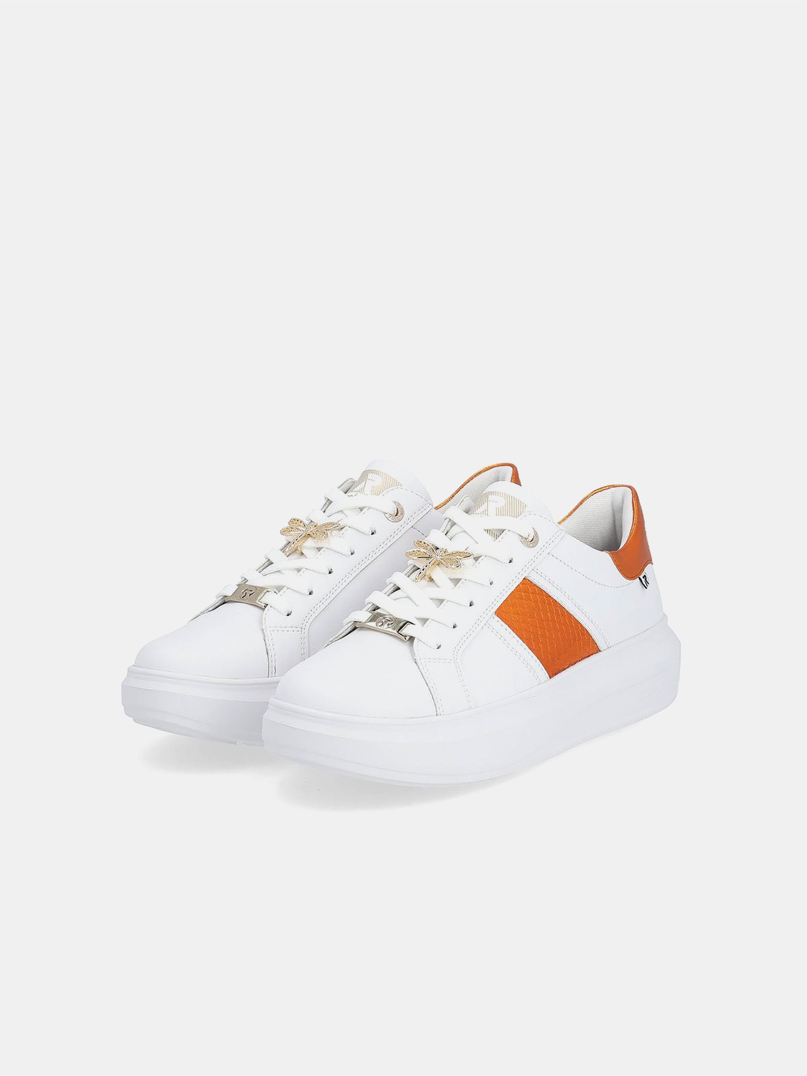 Rieker W1202-80 Women's Sneakers #color_white