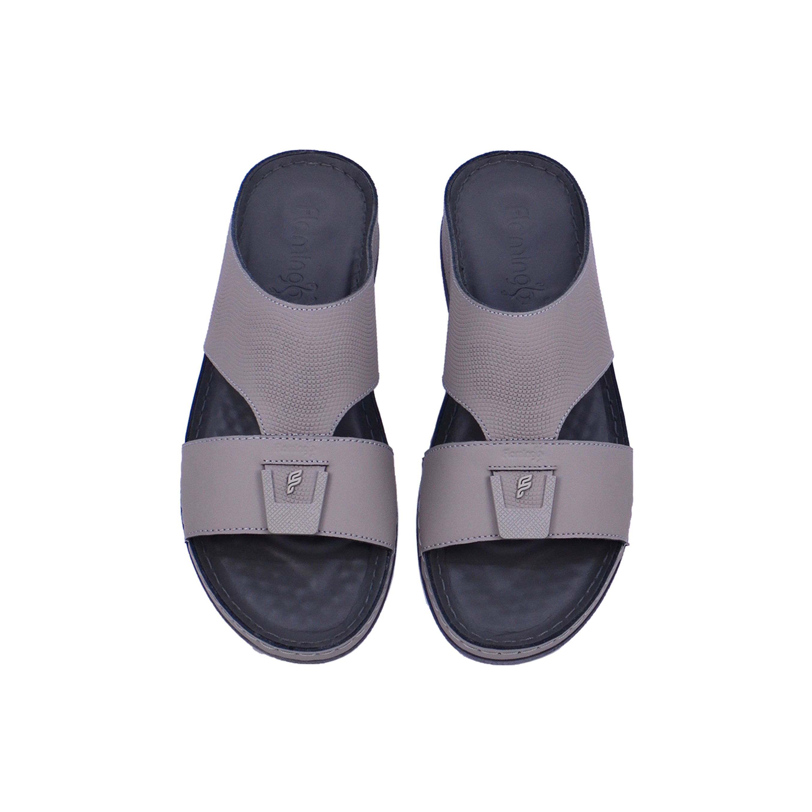 Flamingo P1-140 Men Arabic Sandals #color_Gray