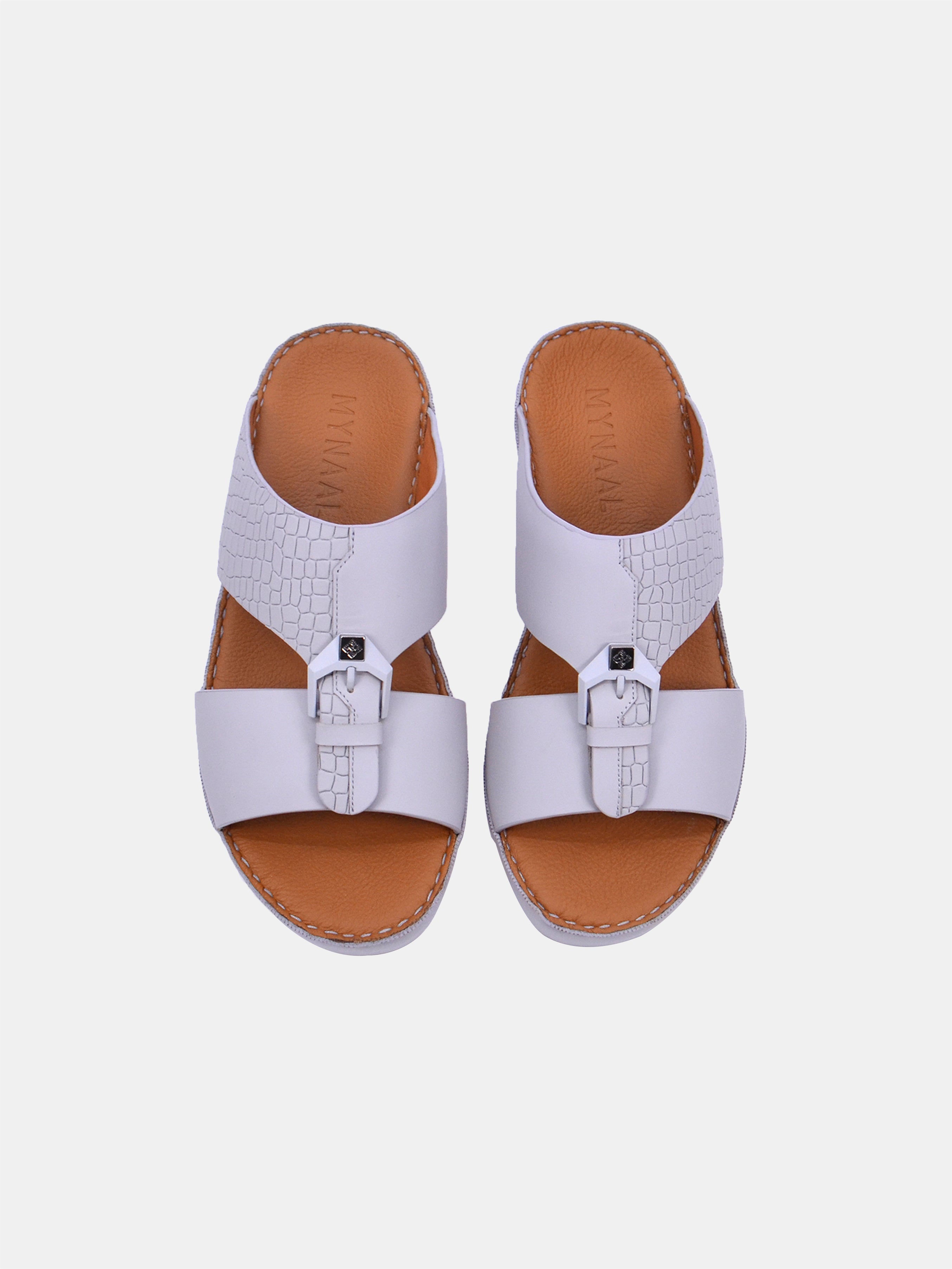 Mynaal B121 Men's Arabic Sandals #color_Gray