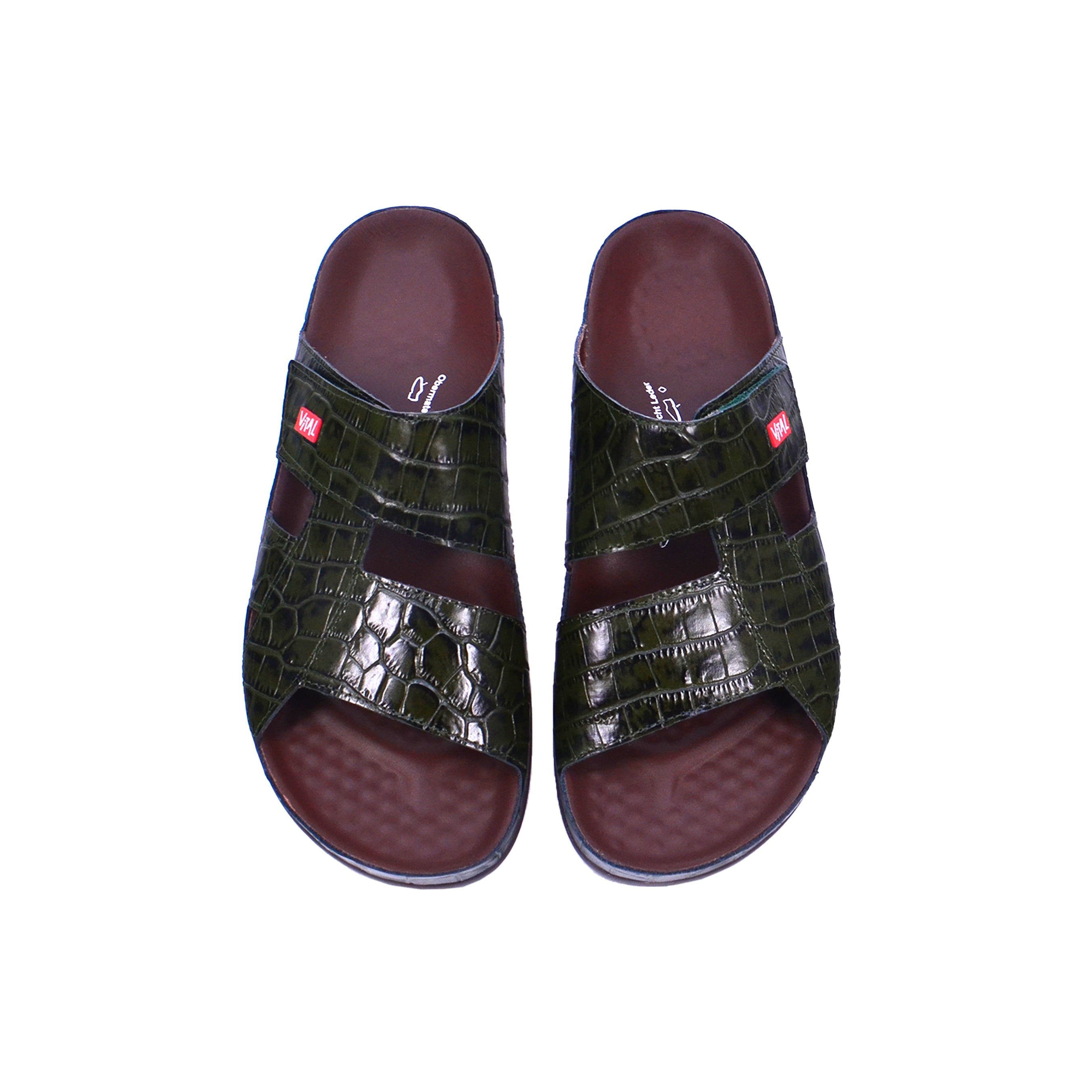 Vital Cairo 0922B-356-64 Men's Sandals #color_Olive