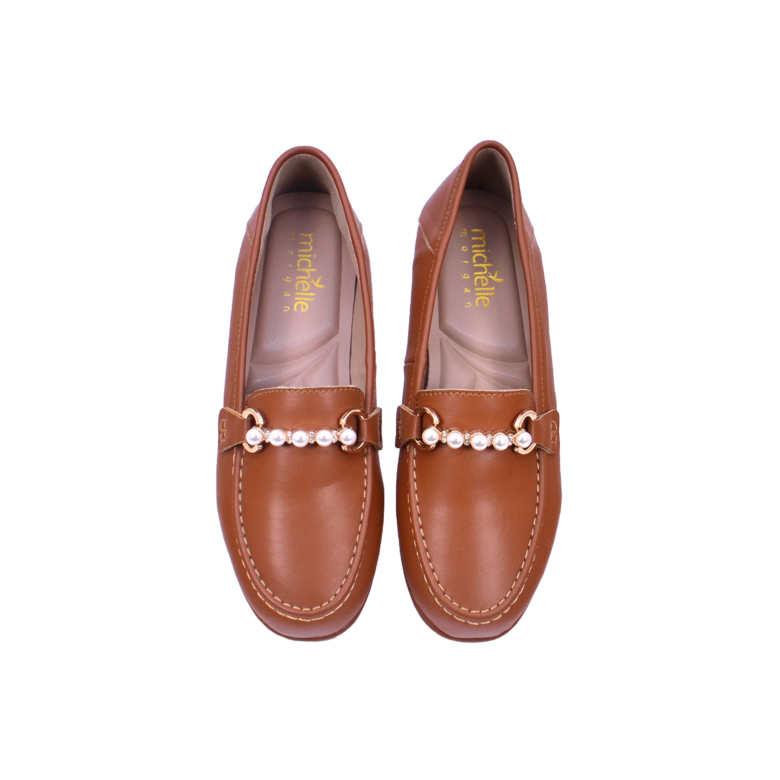 Michelle Morgan 219RC606 Women's Flat Sandals #color_Brown