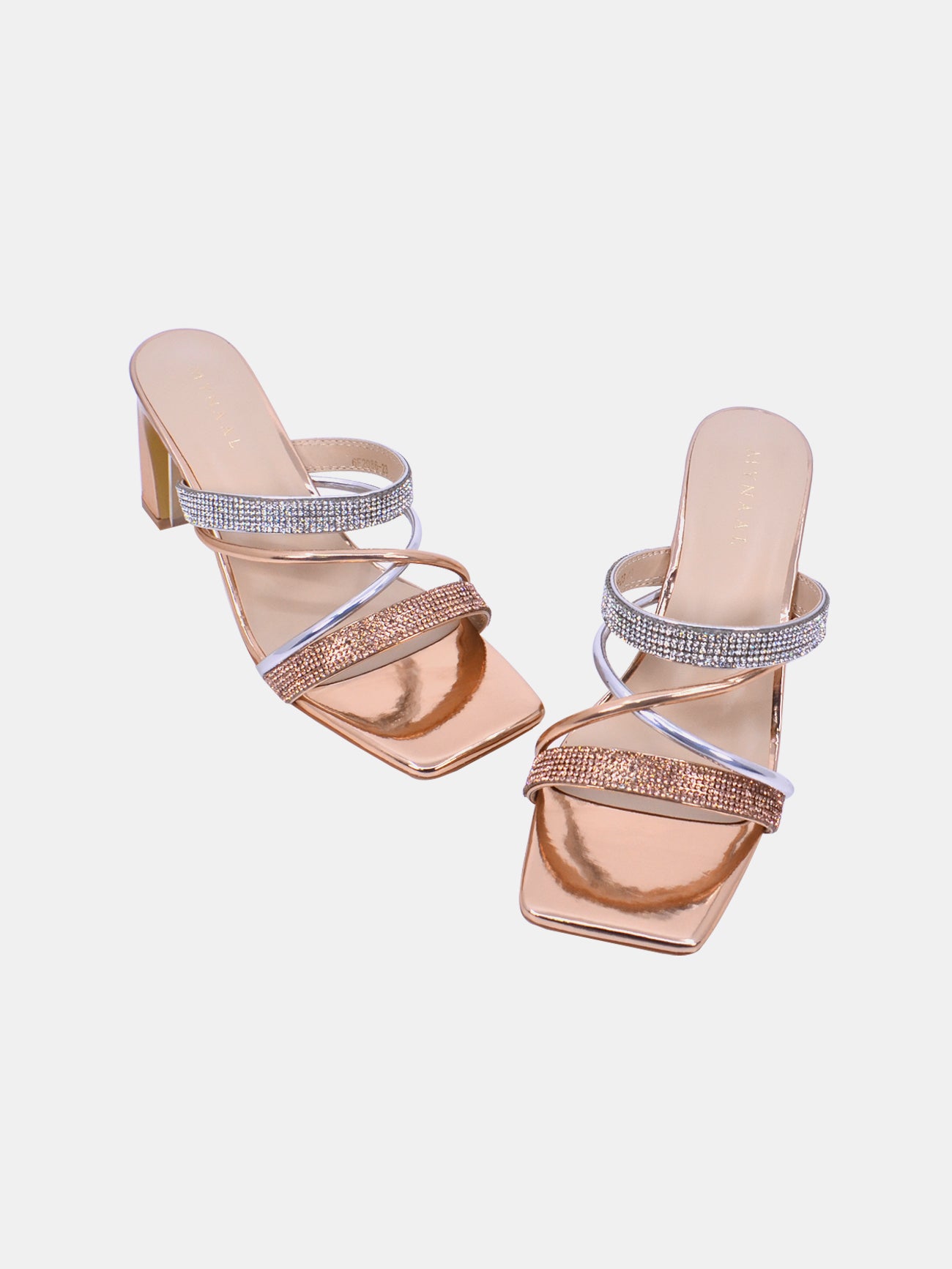 Mynaal Serale Women's Block Heel Sandals #color_Beige