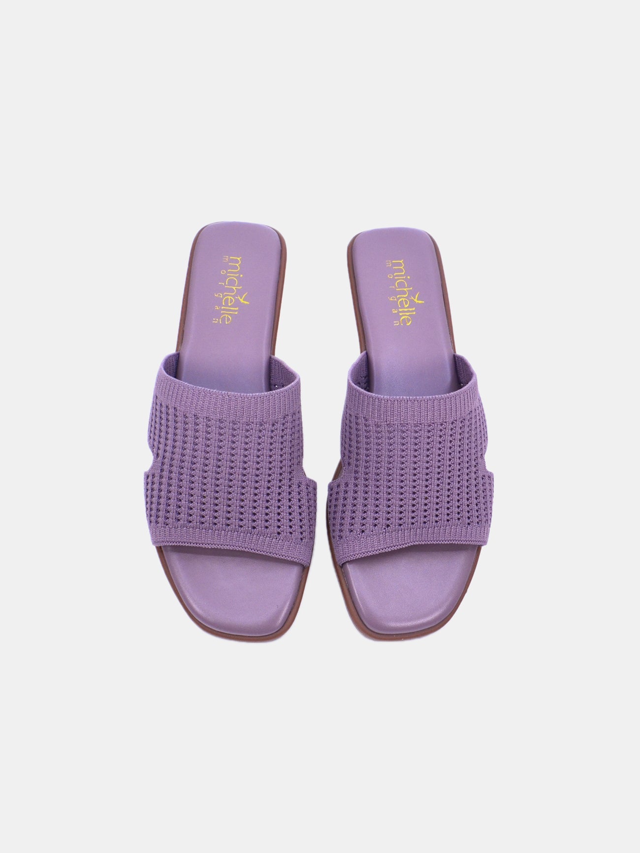 Michelle Morgan 114RJ10H Women's Flat Sandals #color_Purple