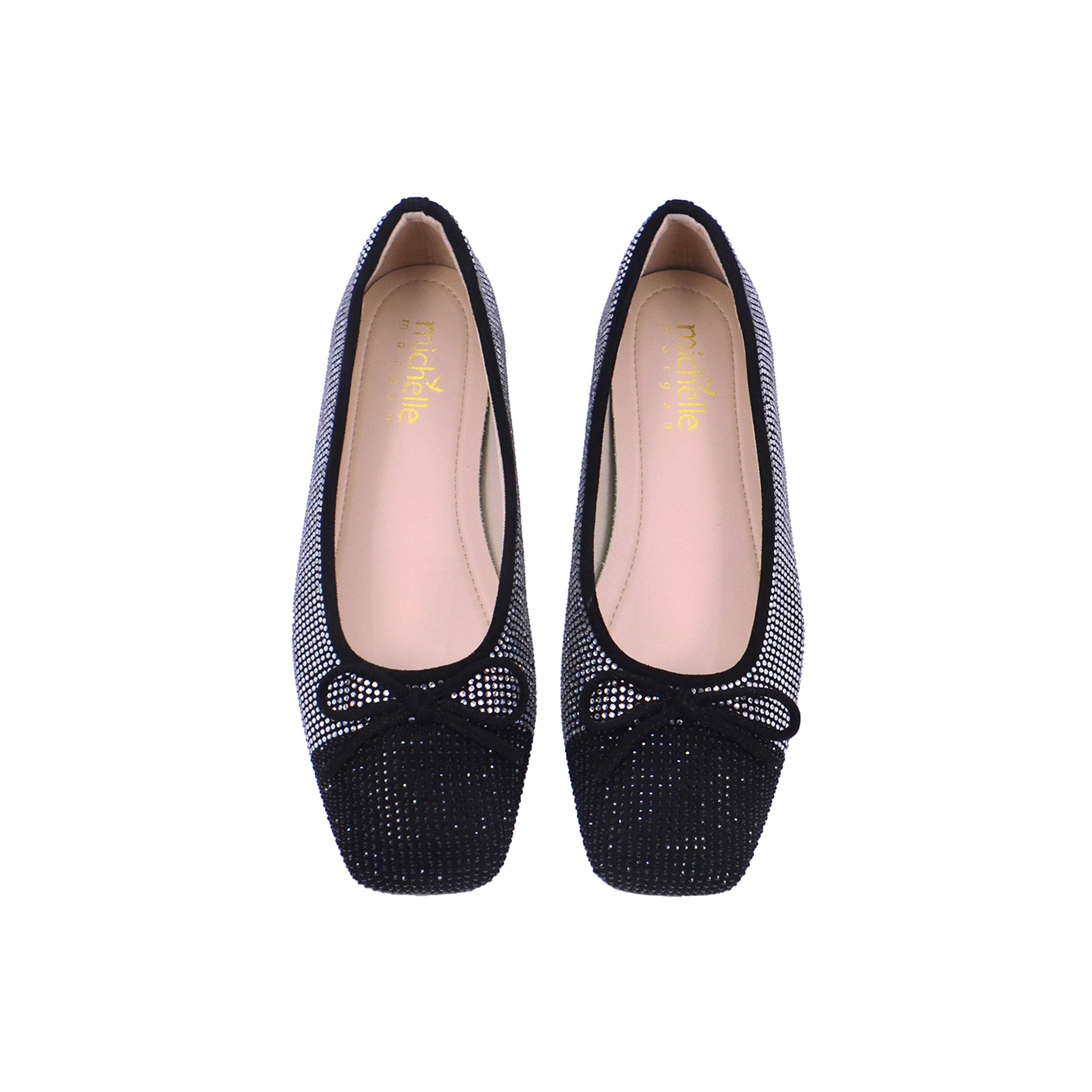 092-2675 Michelle Morgan 219RA016 Women's Flat Shoes #color_Black