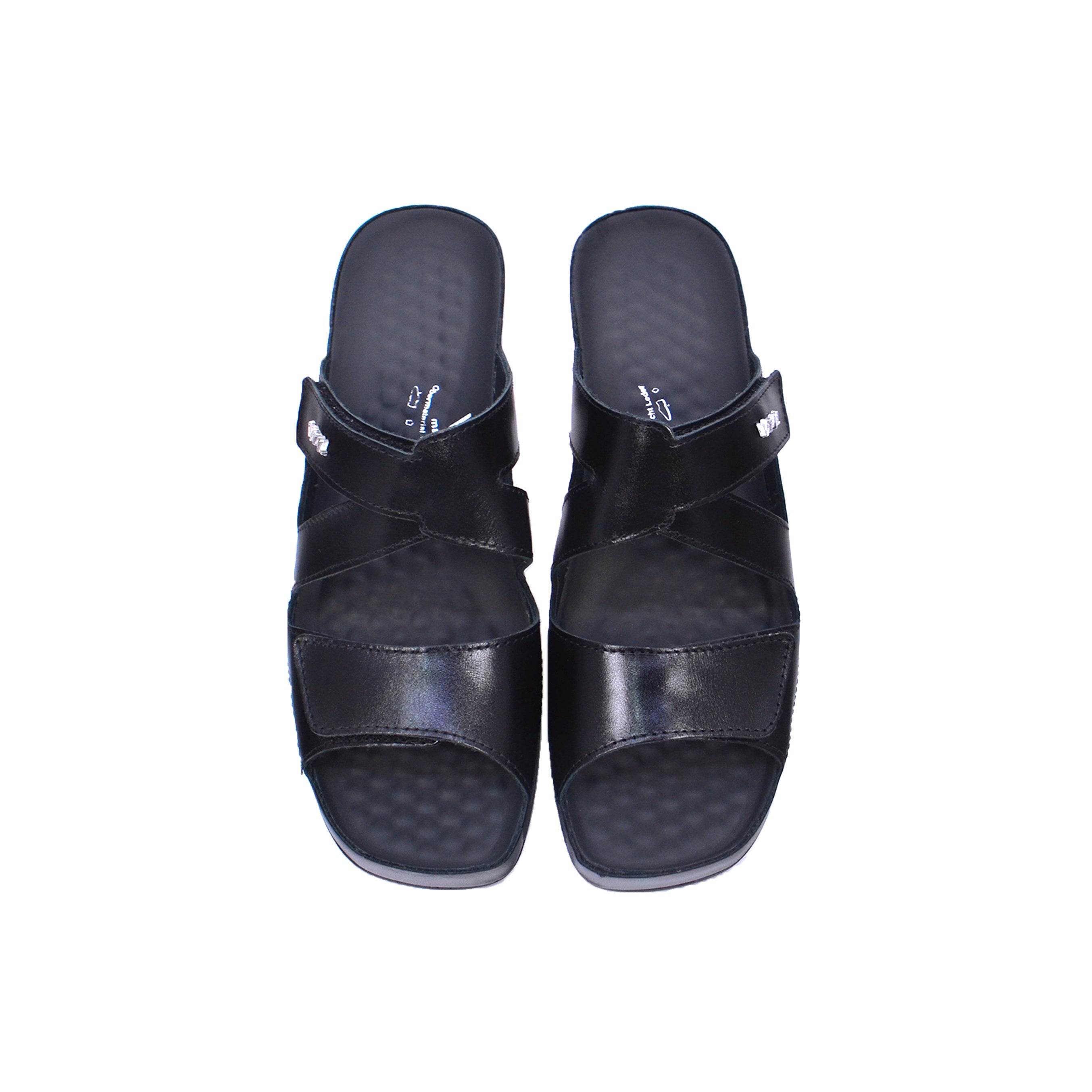 Vital Joy - Metallic 05052-80-46 Women's Sandals #color_Black