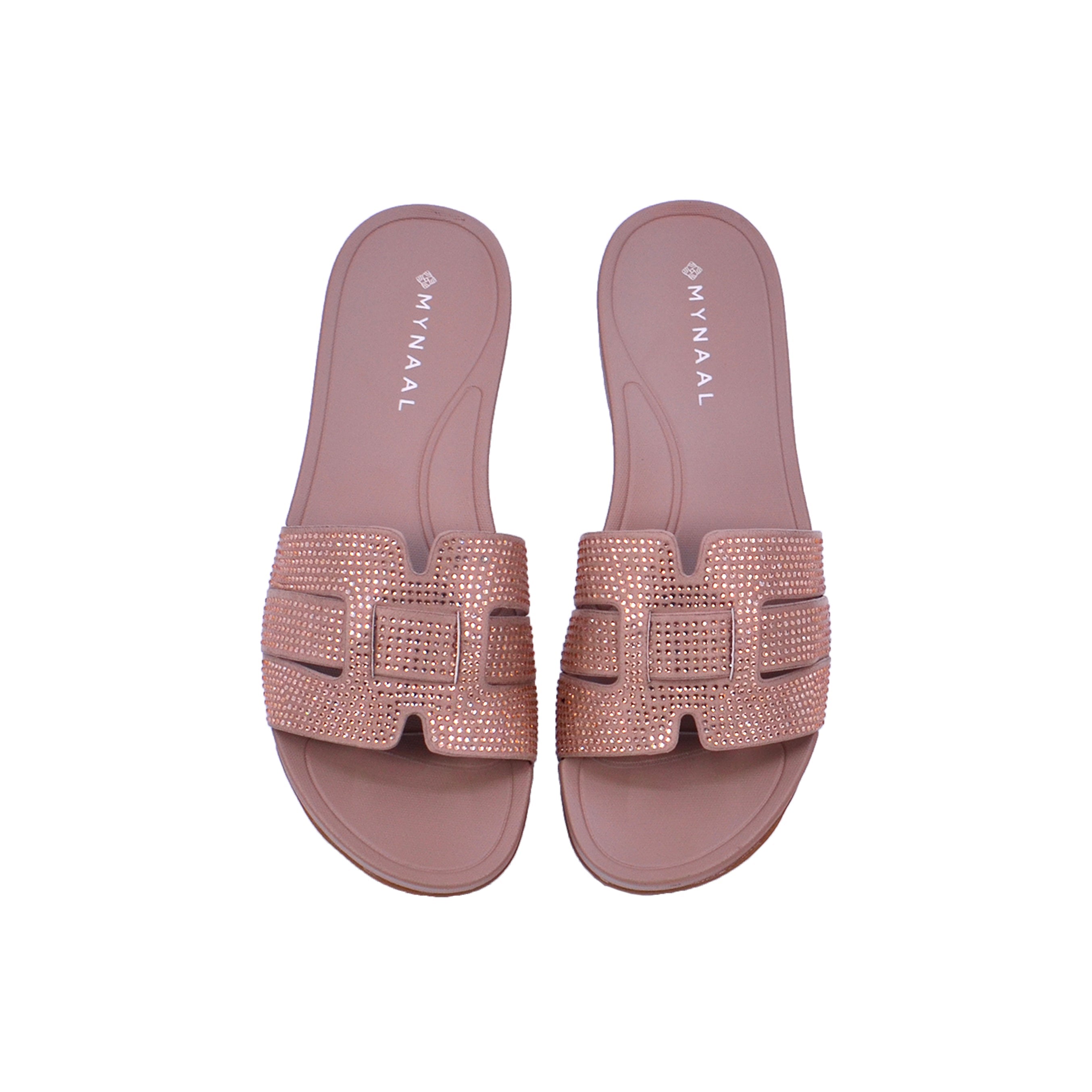 Mynaal 414Rj901 Women's Slide Sandal #color_Gold