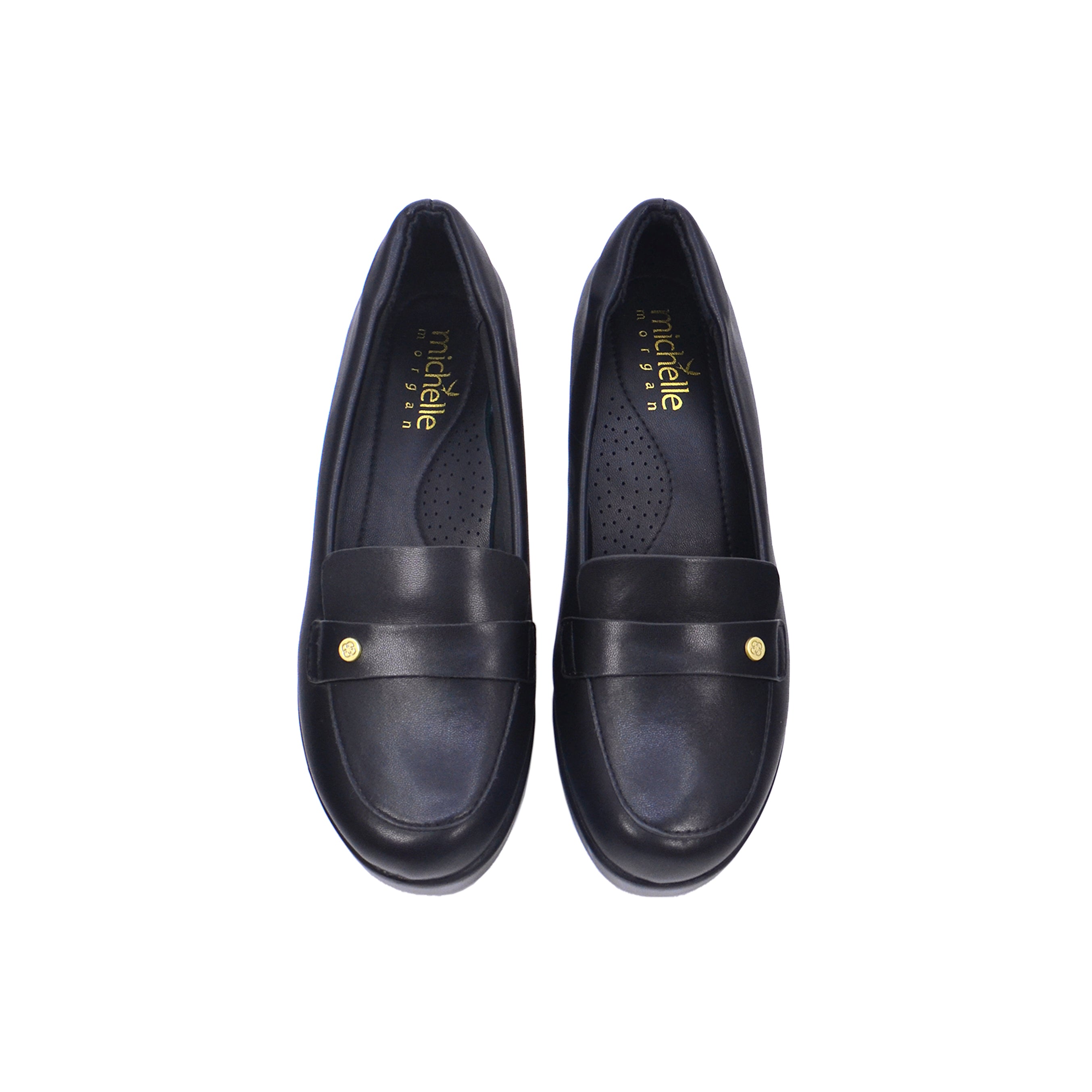 092-2475 Michelle Morgan 219RJB04 Women's Flatform Shoes #color_Black