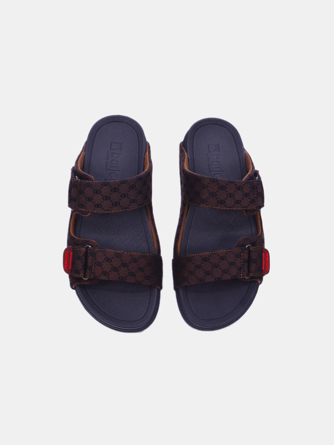Barjeel Uno 20272-2 Men's Arabic Sandals #color_Brown