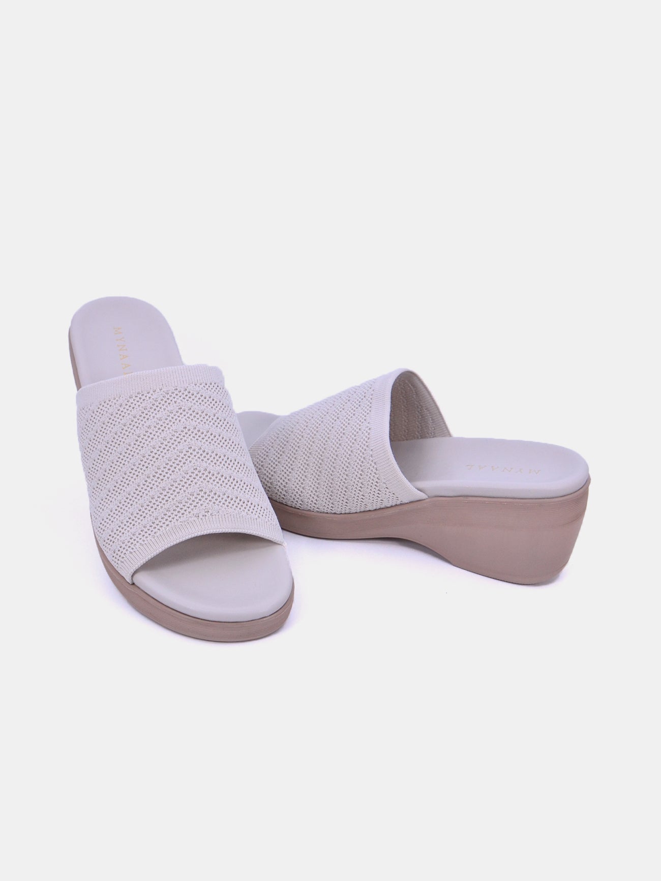 Mynaal Oliviera Women's Wedge Sandals #color_Beige