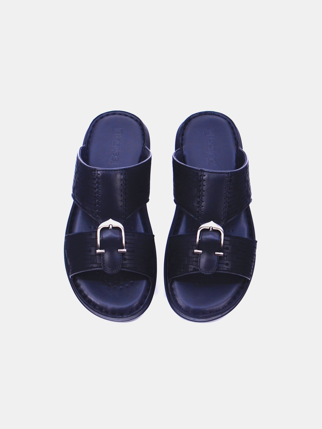 Barjeel Uno 21410-11 Men's Arabic Sandals #color_black