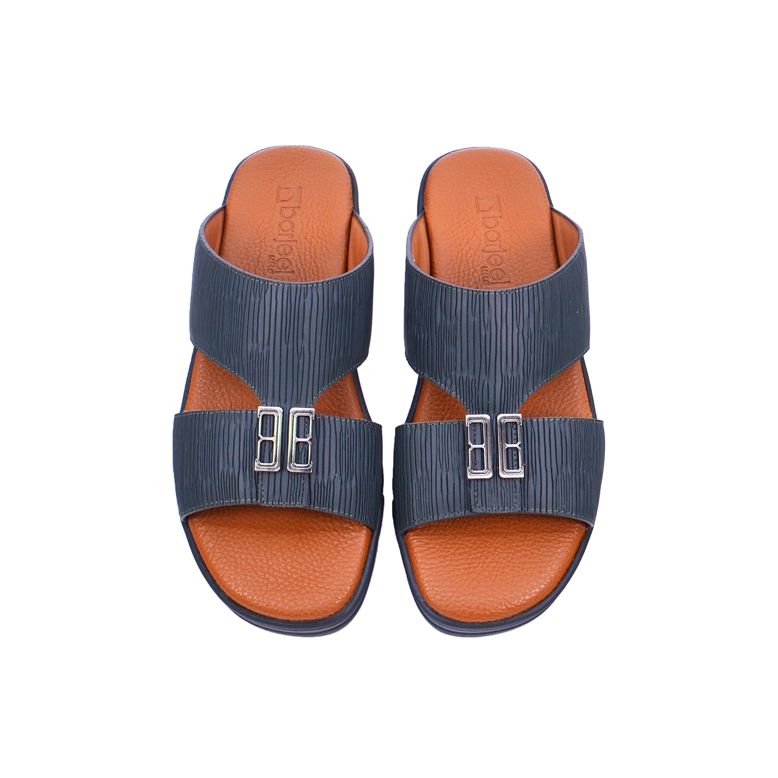 Barjeel Uno MSA139 Men Arabic Sandals #color_Olive