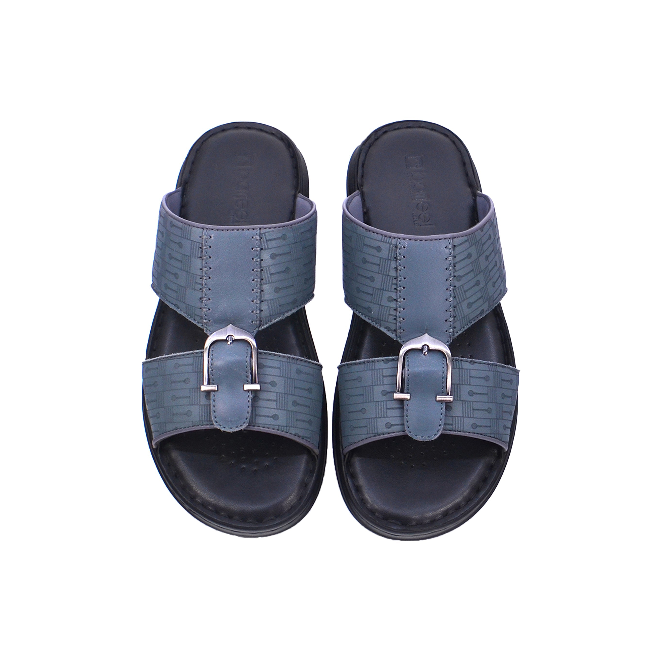 Barjeel Uno 21410-11 Men's Arabic Sandals #color_Gray