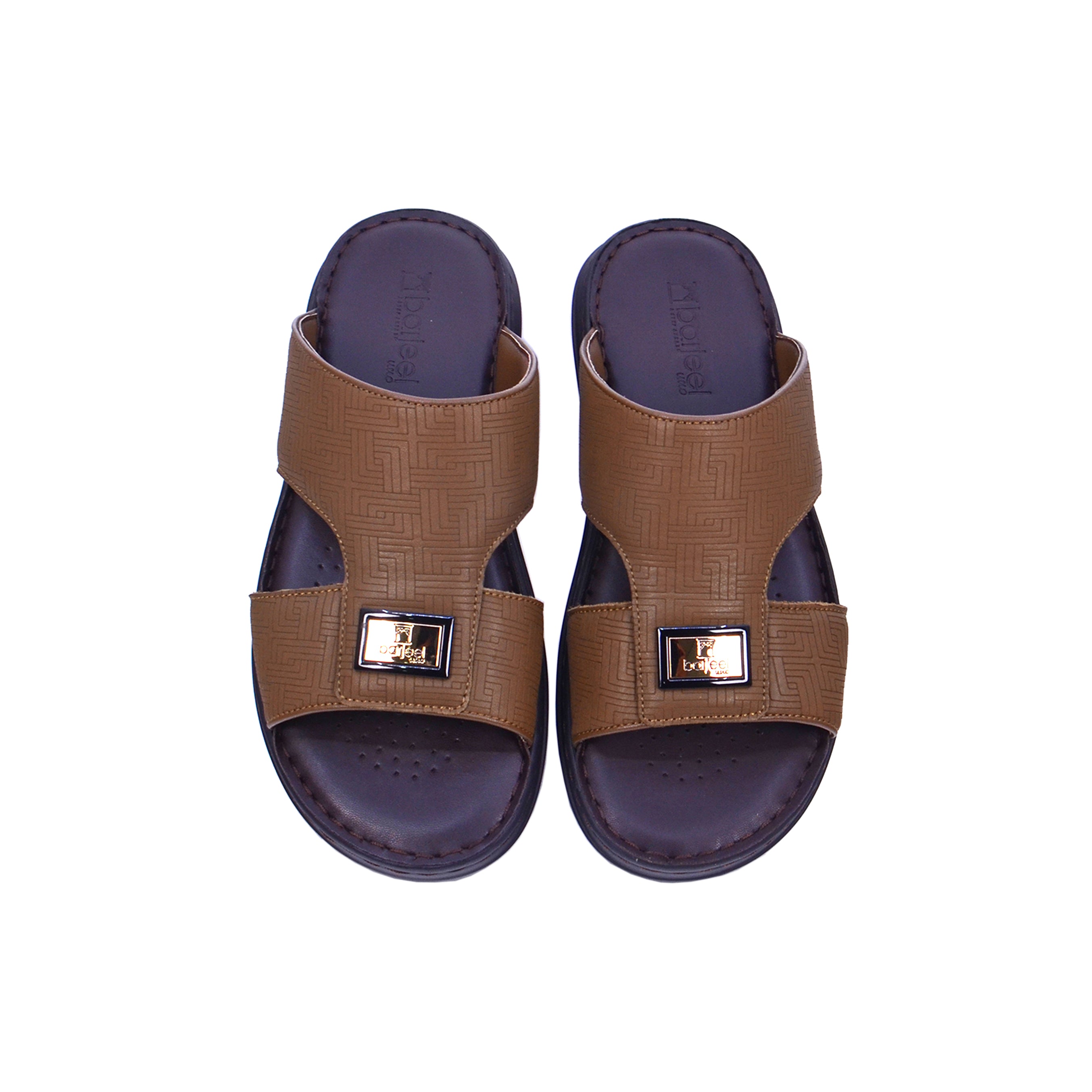 Barjeel Uno 21410-61 Men Arabic Sandals #color_brown