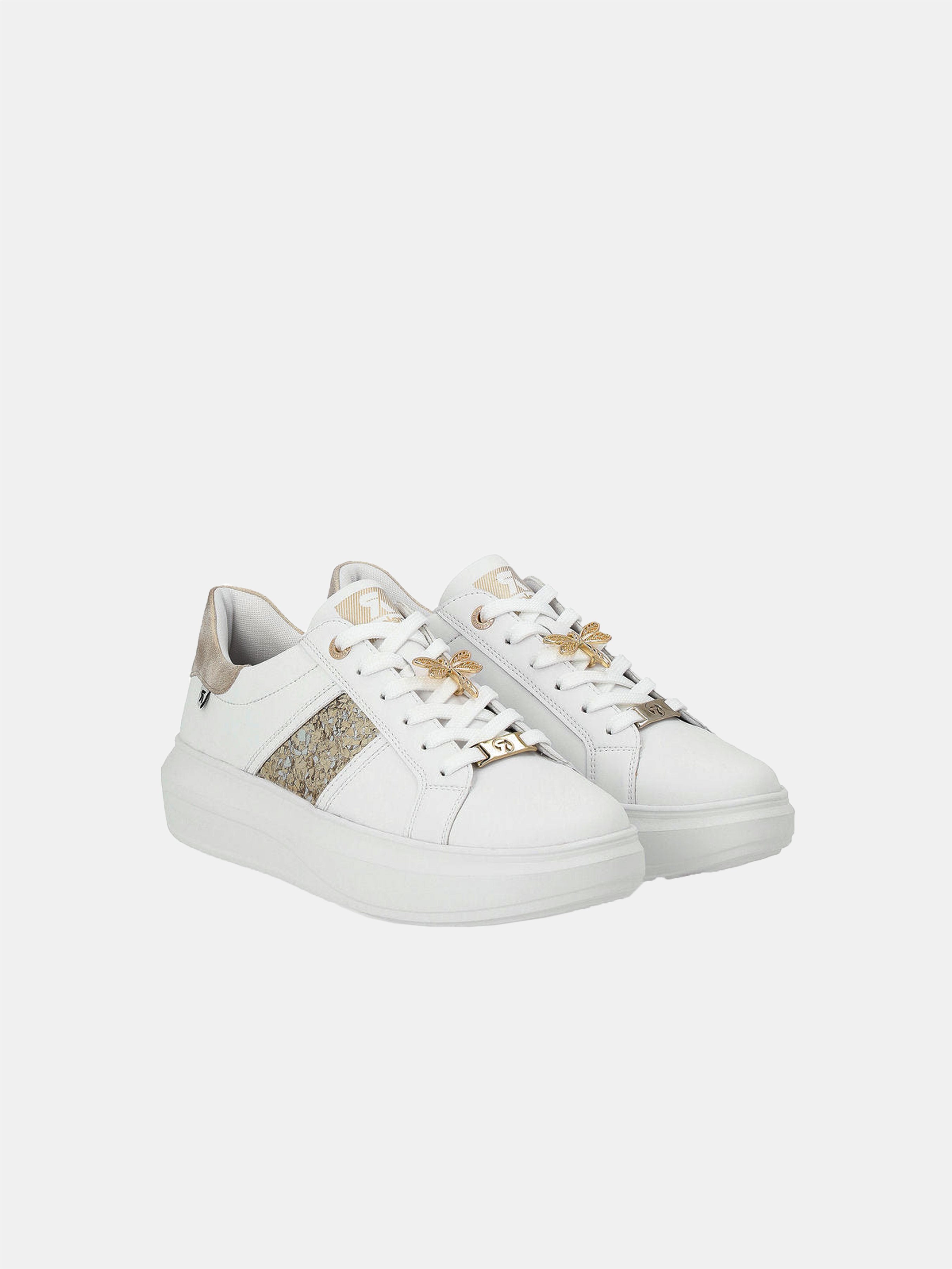 Rieker W1202-82 Women's Sneakers #color_white