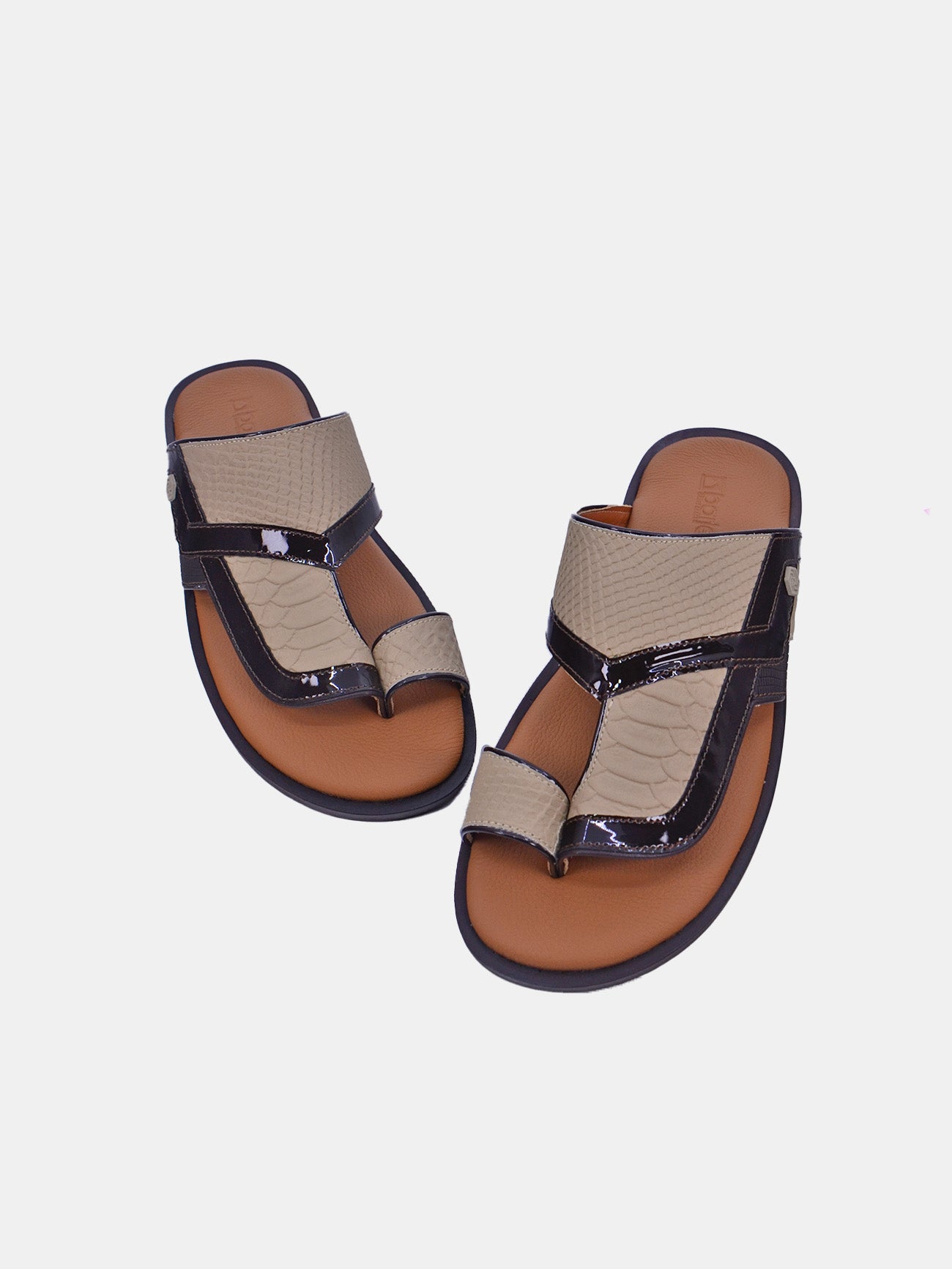 Barjeel Uno 175-043 Men's Sandals #color_Beige