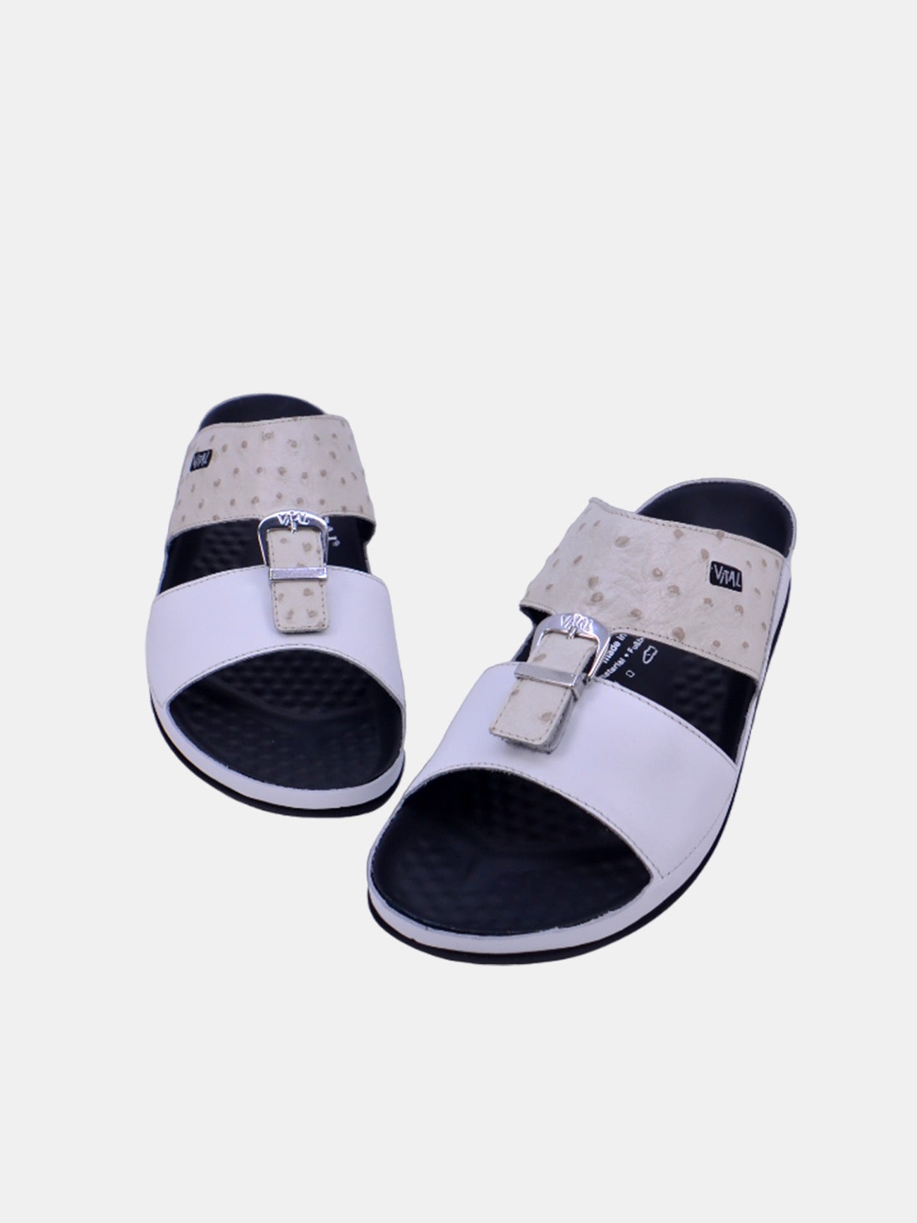 Vital 09111S Men's Slider Sandals #color_Beige