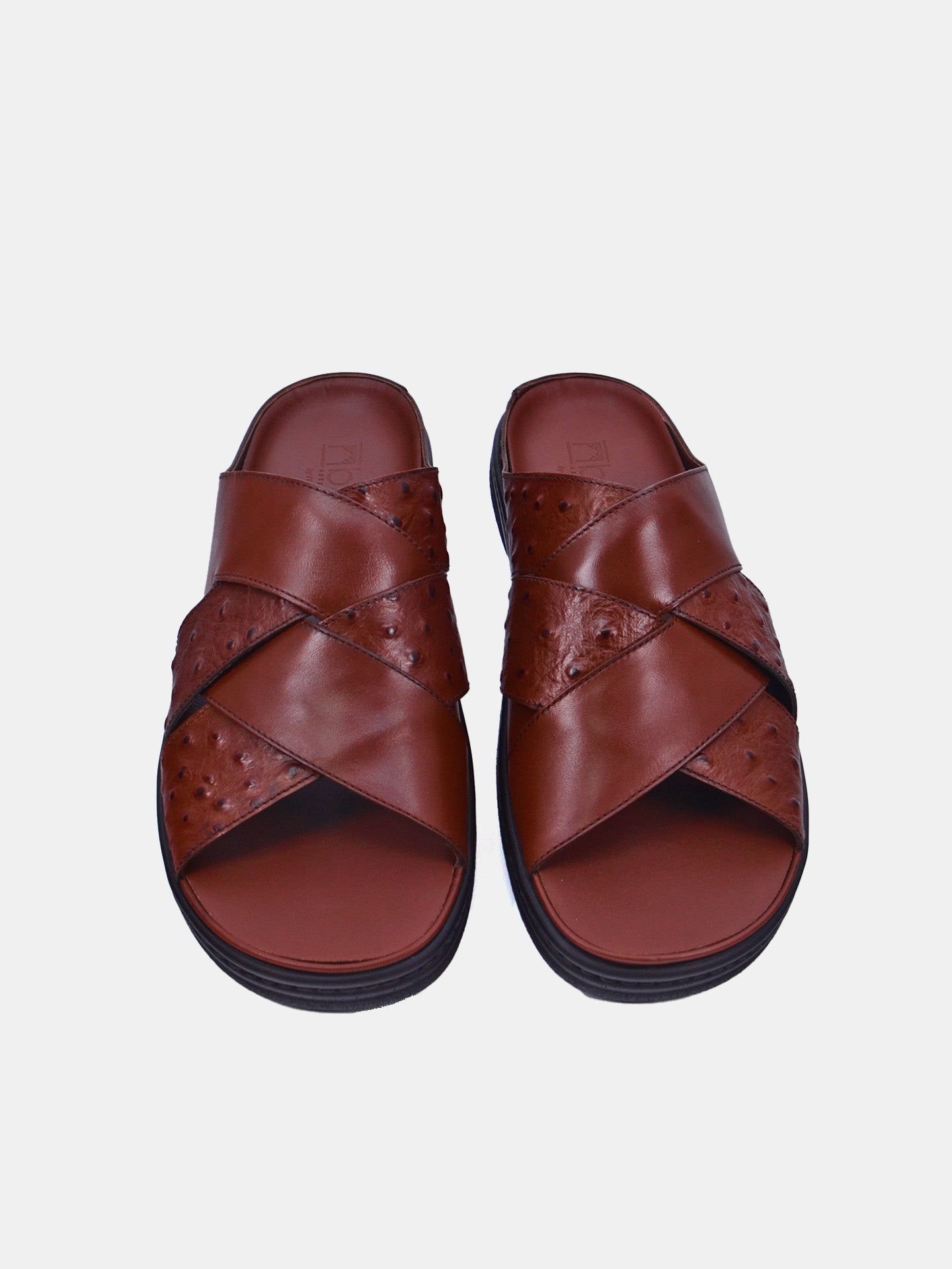 Barjeel Uno 2339 Men's Arabic Sandals #color_Tan
