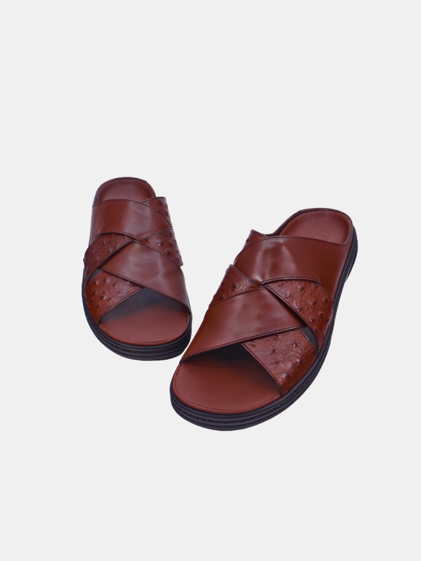 Barjeel Uno 2339 Men's Arabic Sandals #color_Tan