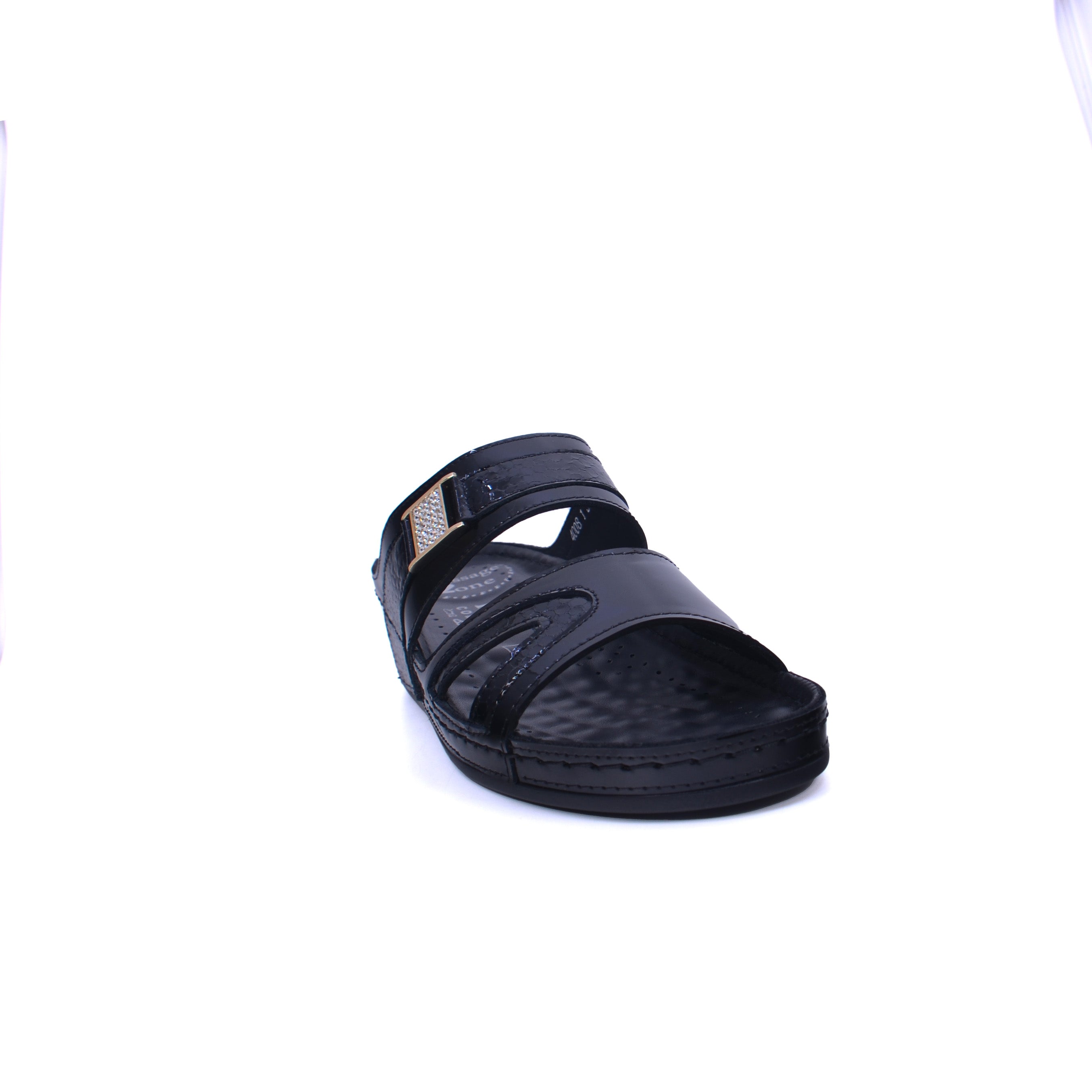 Think 4008-1 Women's Sandals #color_Black