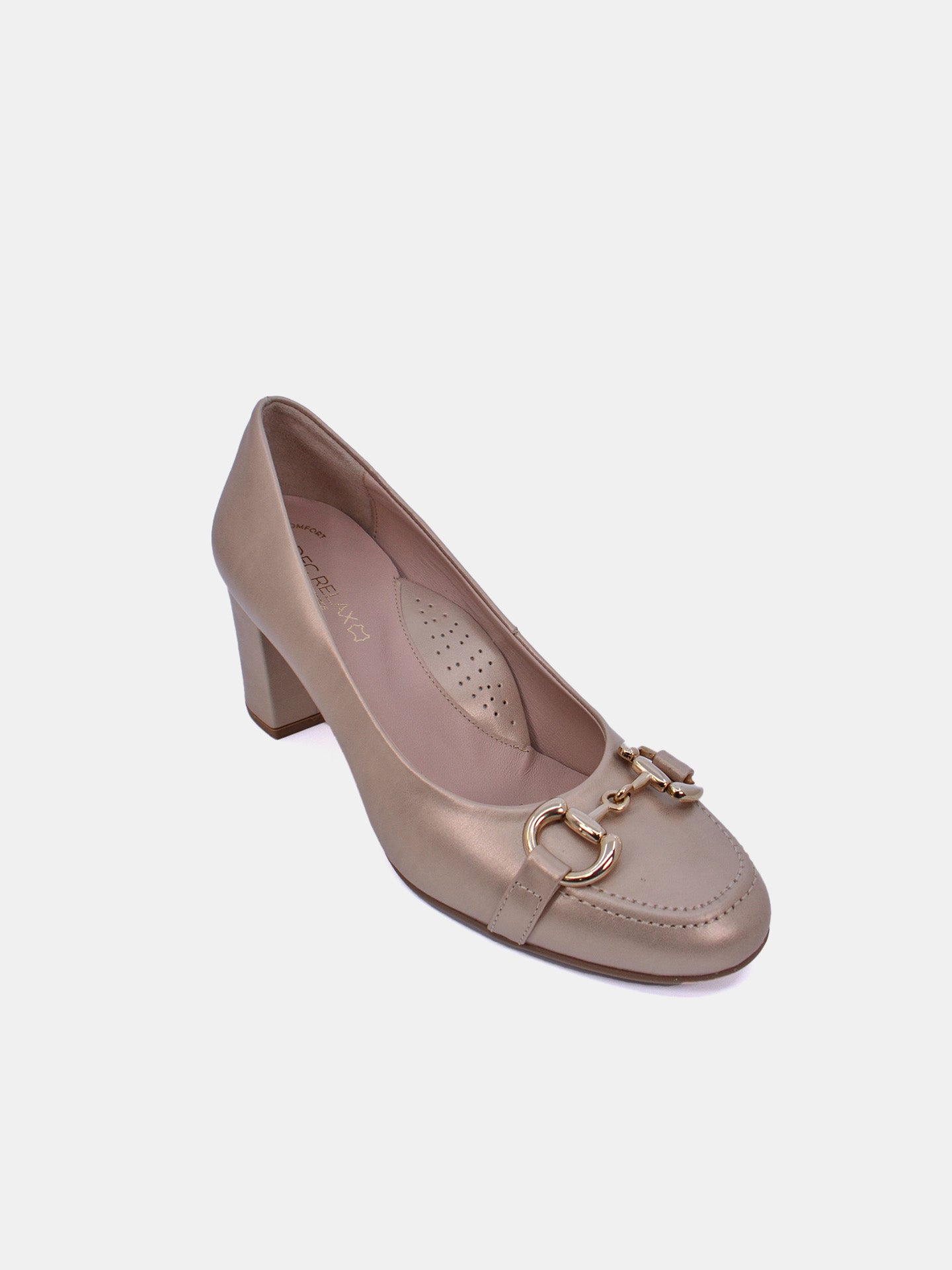 DFC Relax H-61003 Women's Heeled Shoes #color_Gold